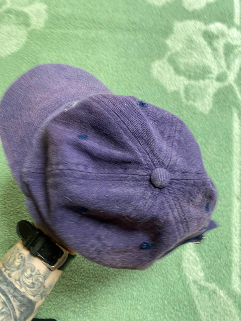 Nike Hats blue Vintage Nike Cap big logo Y2K streetwear Size ONE SIZE - 6 Thumbnail