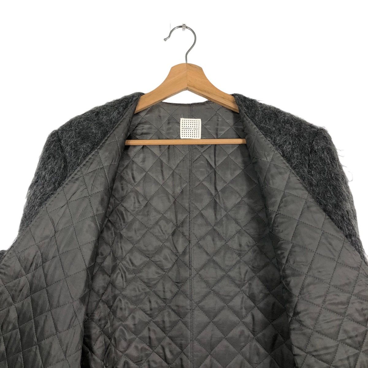 Japanese Brand 🔥Rich Grey - Mohair Wool Long Jacket Kaneko Isao Japan Size US M / EU 48-50 / 2 - 12 Thumbnail