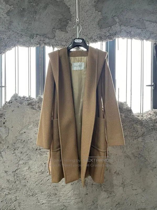 Max Mara MaxMara Beige Women's Coat with Hood . Size XXS / US 00 / IT 34 - 1 Thumbnail
