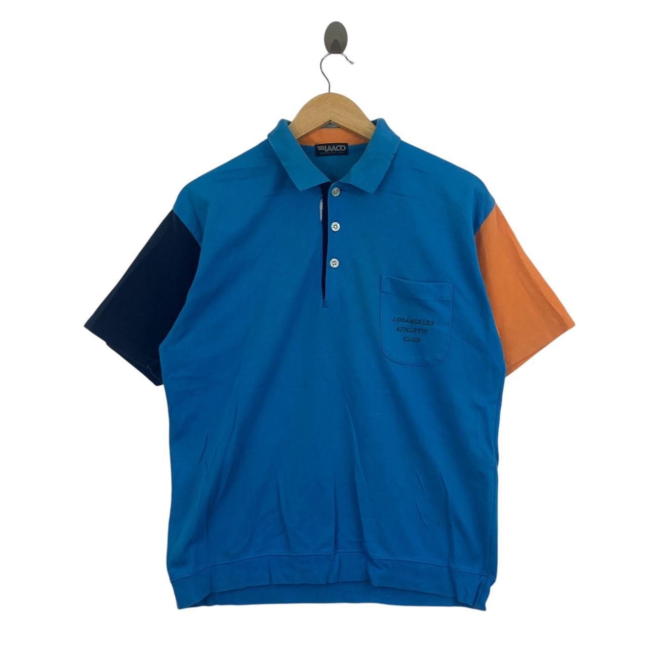 Vintage Vintage LAACO ATHLETIC CLUB Los Angeles Polo Tee Shirt Size US L / EU 52-54 / 3 - 1 Thumbnail