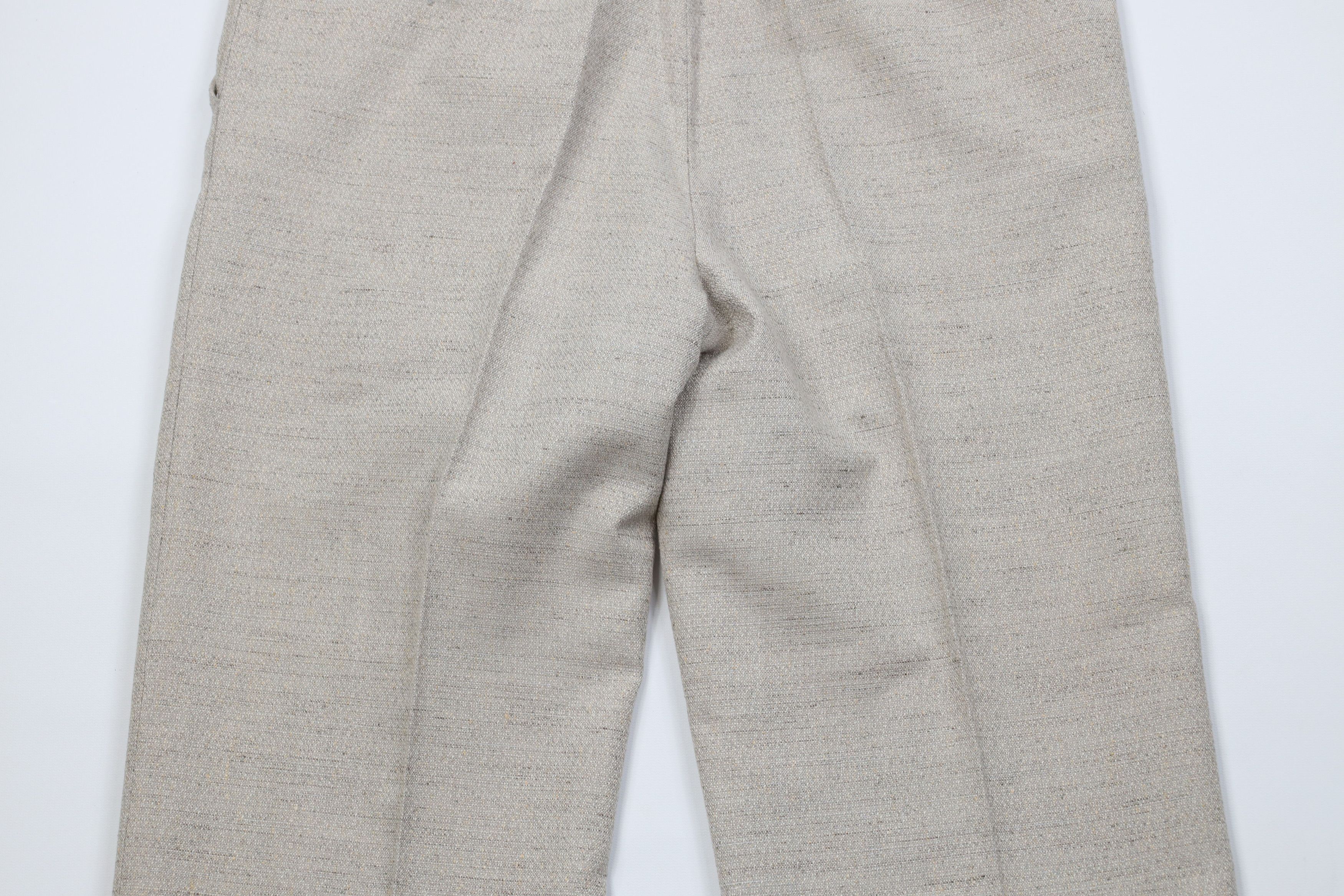 Vintage Vintage 70s Streetwear Tweed Flared Wide Leg Chino Pants USA Size US 34 / EU 50 - 12 Thumbnail