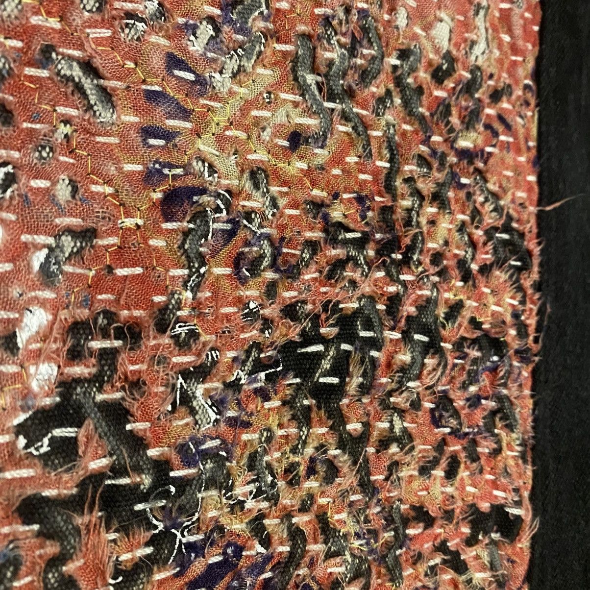 Handmade 1/1 Handstitch Sashiko Boro Natural Distressed Tote Bag Size ONE SIZE - 20 Thumbnail