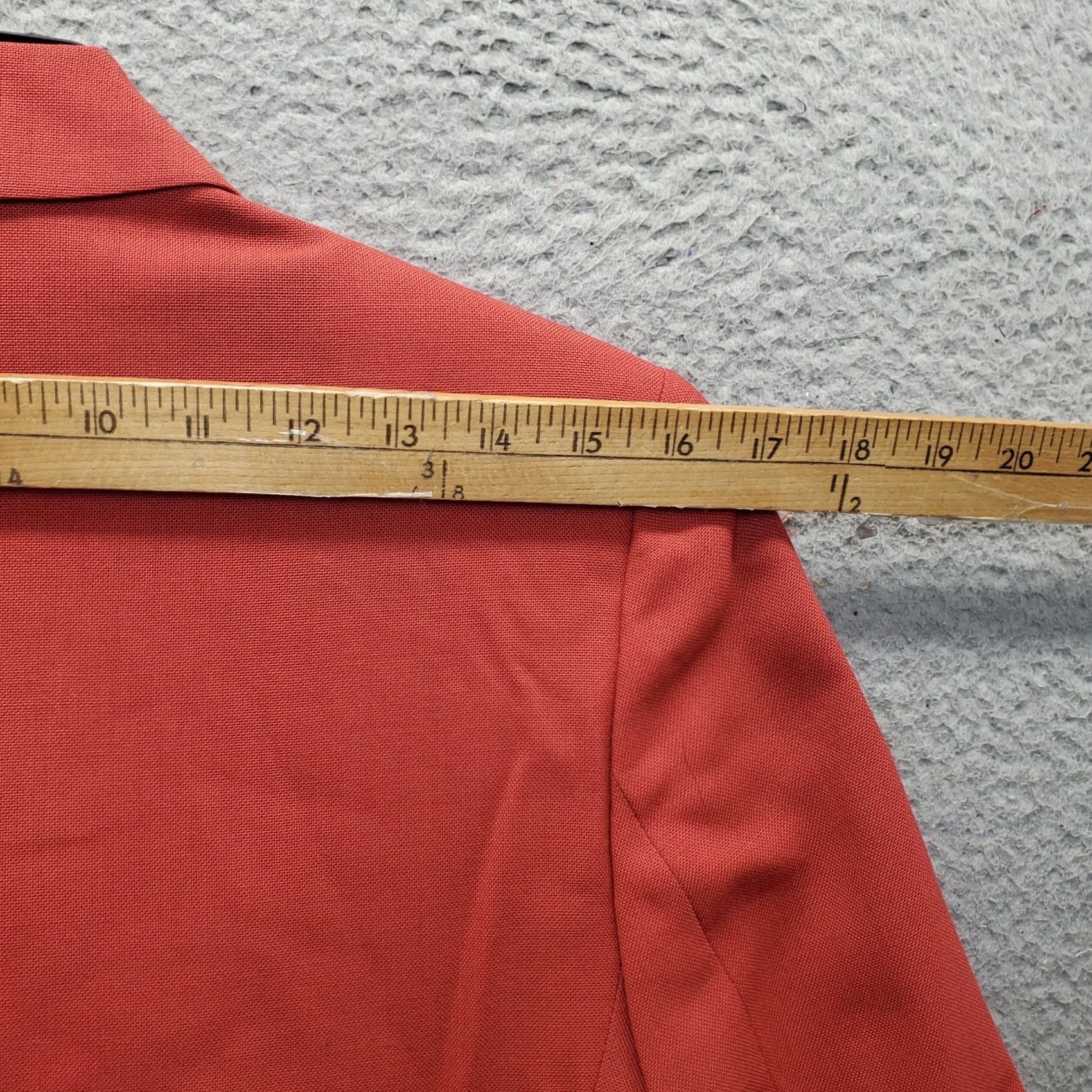 Orvis VINTAGE Orvis Blazer Jacket Womens 8R Red Wool Blend Notch Single Breasted Shirt Adult Womens Size: Womens Size 8 Red Blazer Vintage Size M / US 6-8 / IT 42-44 - 5 Thumbnail