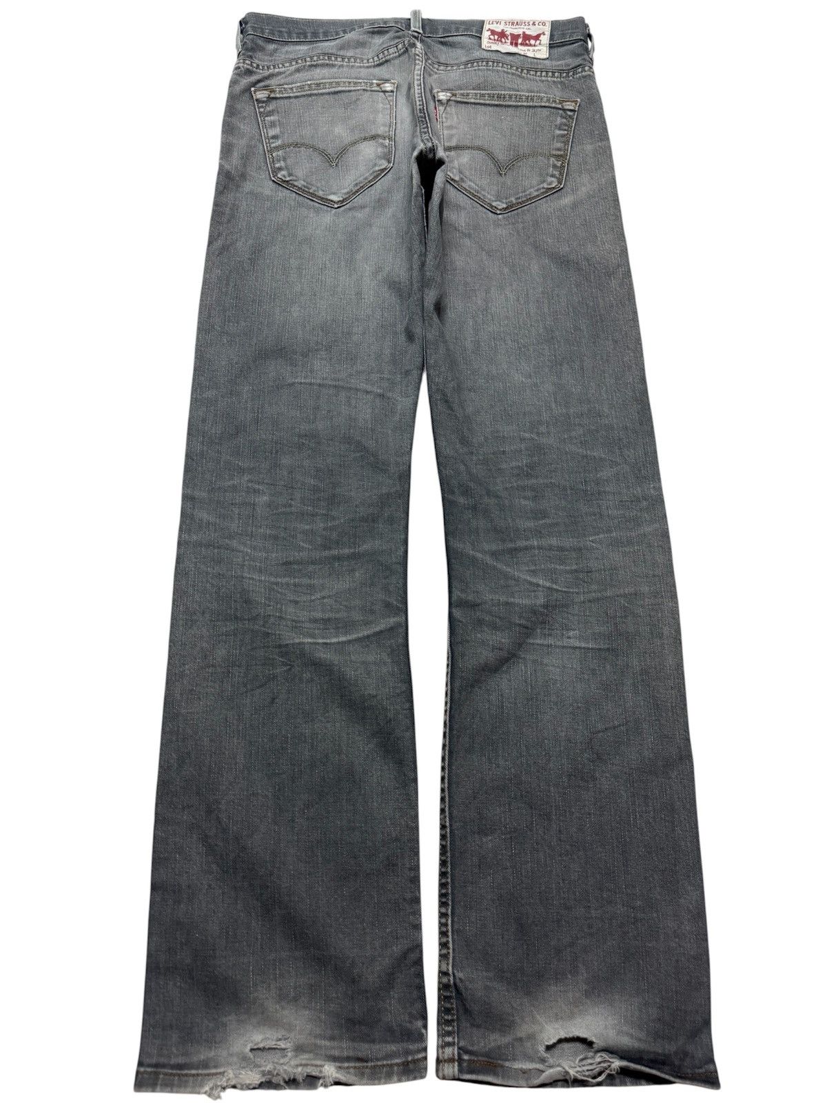 Levi's THRASHED VINTAGE Y2K LEVI'S STONED WASHED DISTRESSED Size US 31 - 10 Thumbnail
