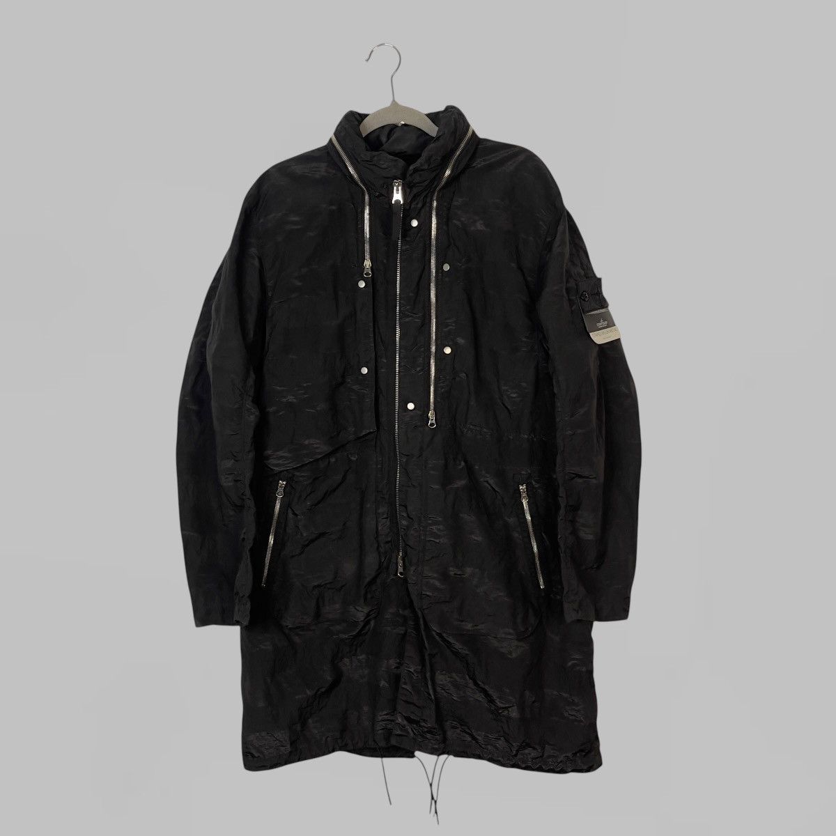 Stone Island Shadow Project Stone island shadow project striped nylon long jacket size m Size US M / EU 48-50 / 2 - 1 Thumbnail