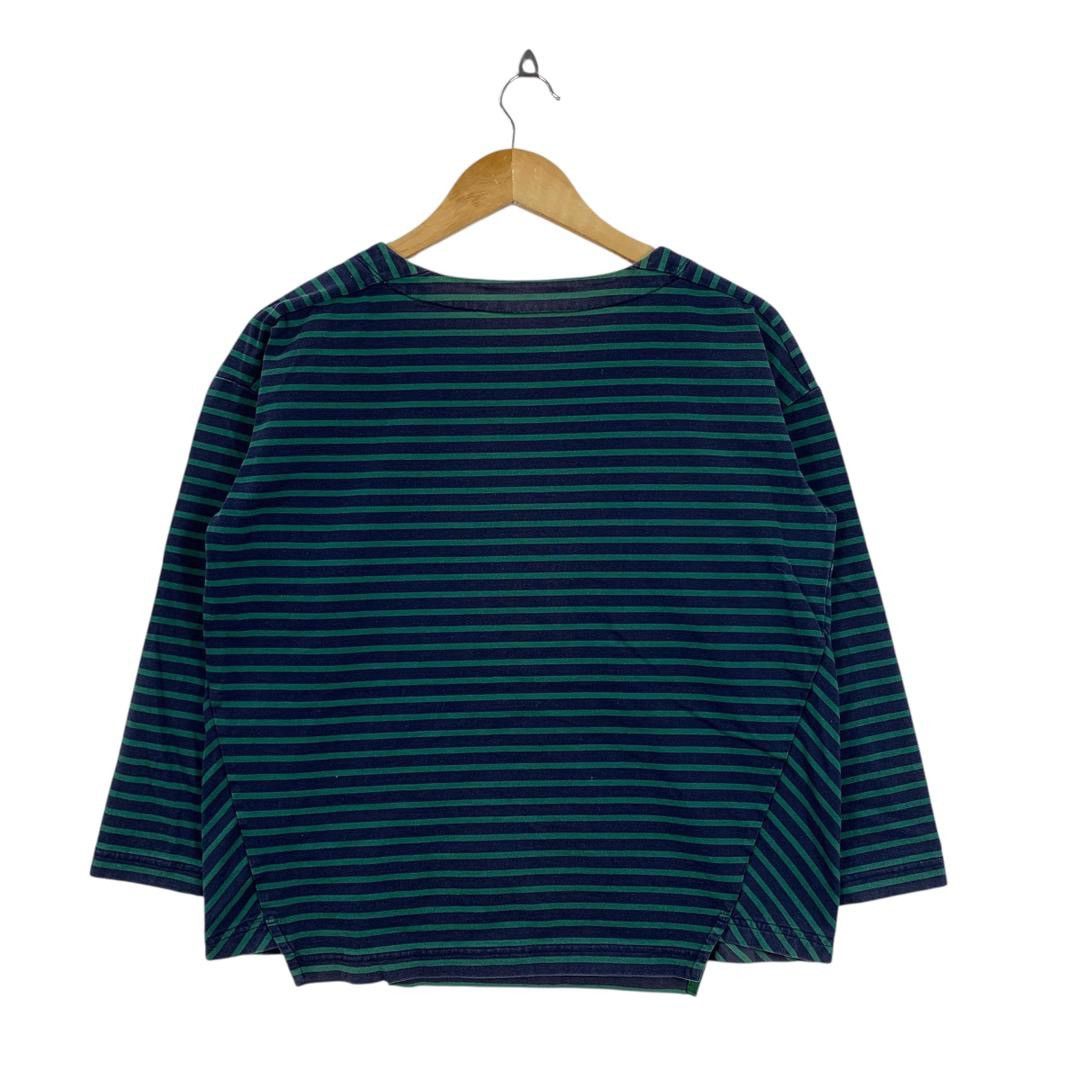 Japanese Brand ROGA Stripes Japanese Brand Long Sleeve Tshirt Size M / US 6-8 / IT 42-44 - 2 Thumbnail