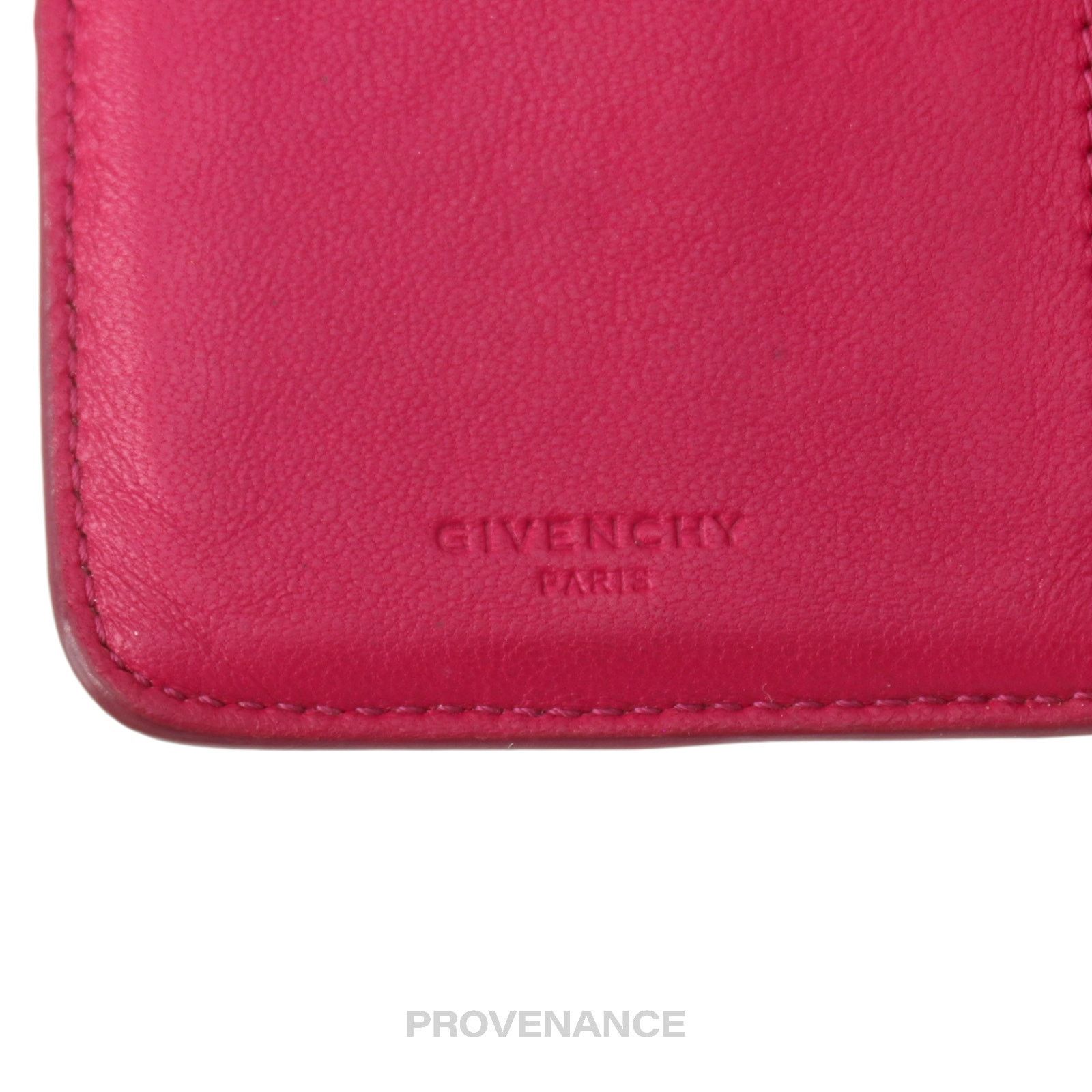 Givenchy 🔴 Givenchy Compact Snap Wallet - Pink Leather Size ONE SIZE - 7 Thumbnail