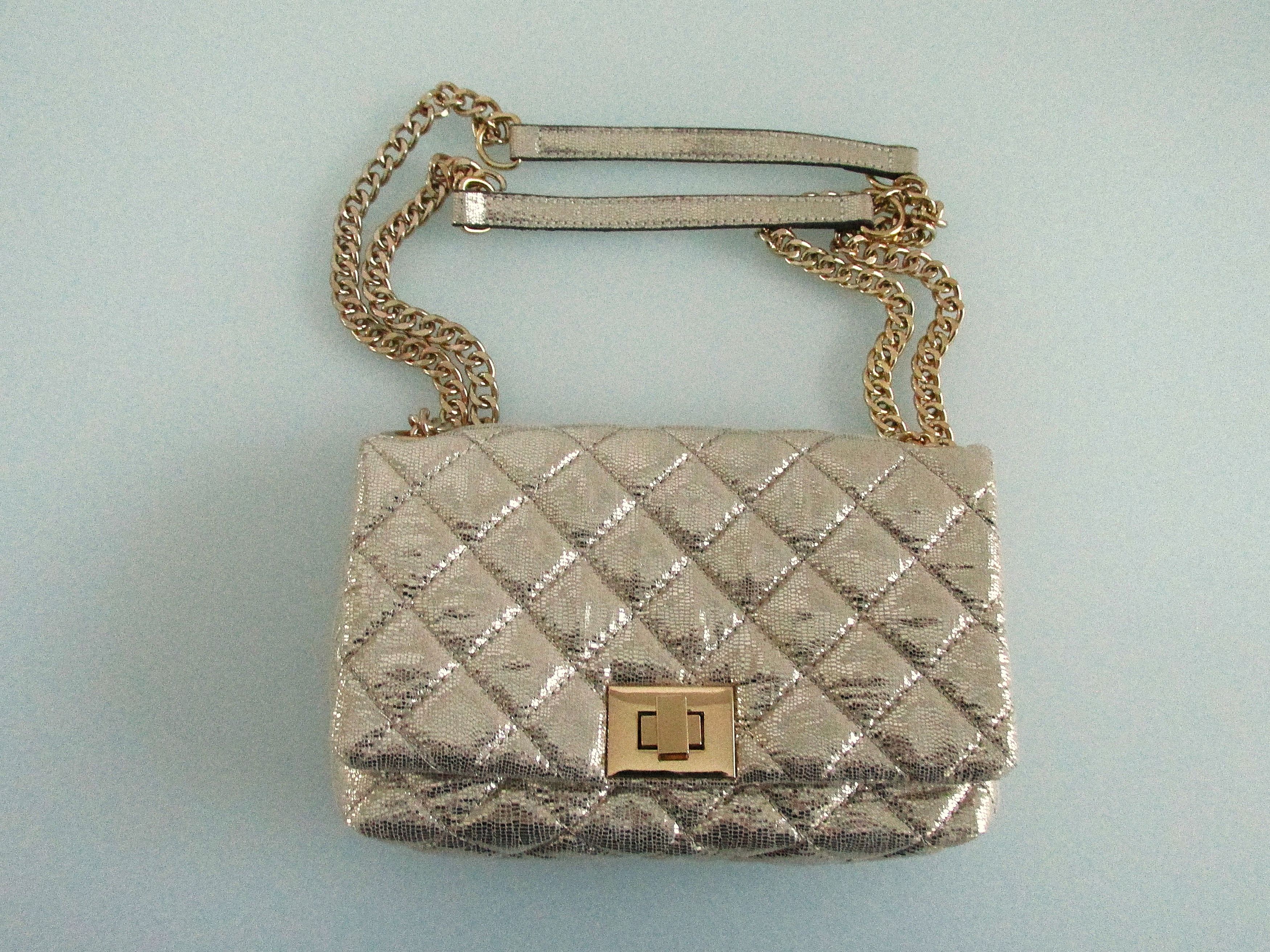 I.N.C INC International Concepts Gold Metallic Purse/Handbag Size ONE SIZE - 2 Thumbnail