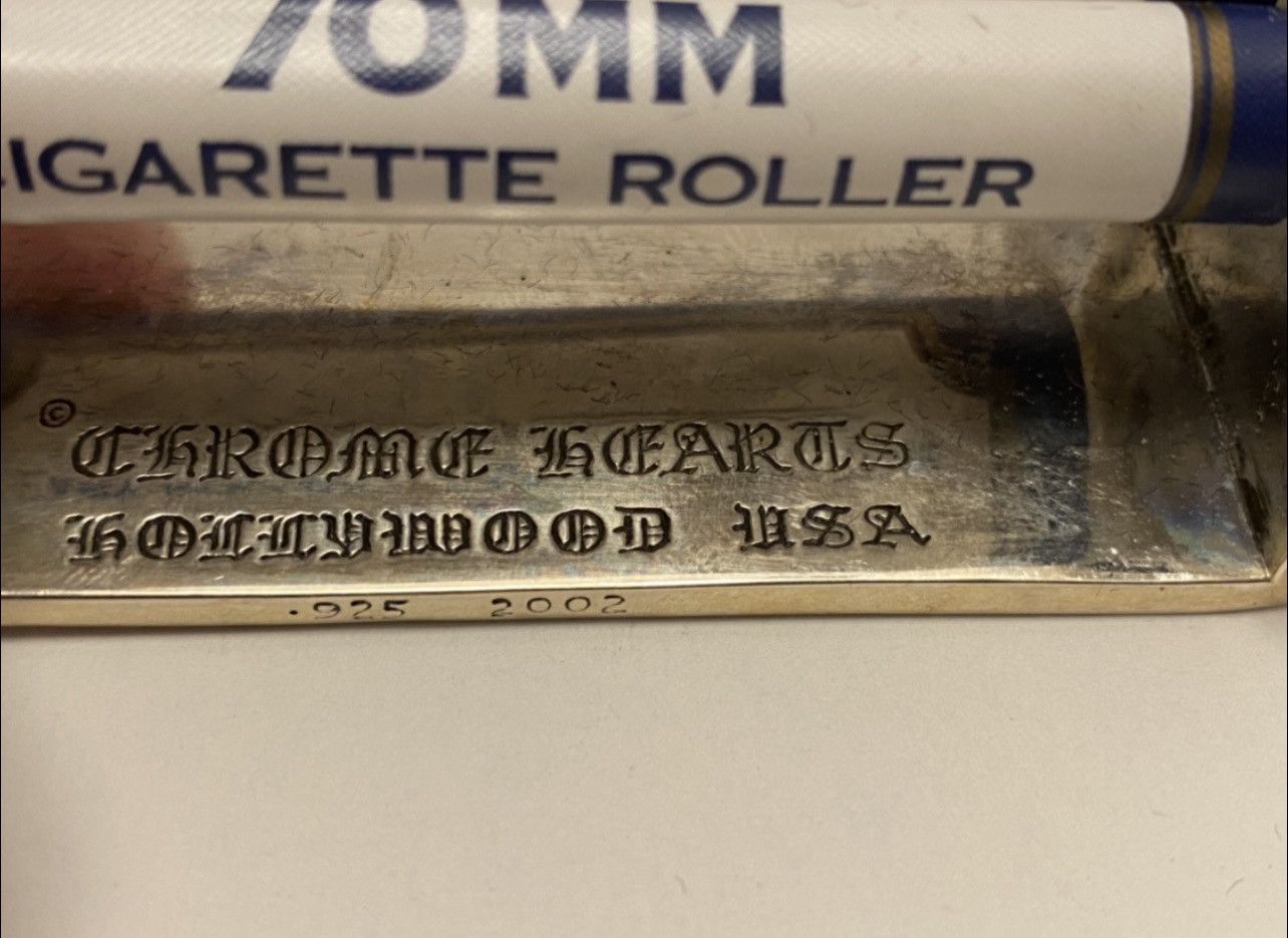 Chrome Hearts Chrome Hearts 925 Sterling Silver Hollywood Cig Roller Size ONE SIZE - 6 Thumbnail