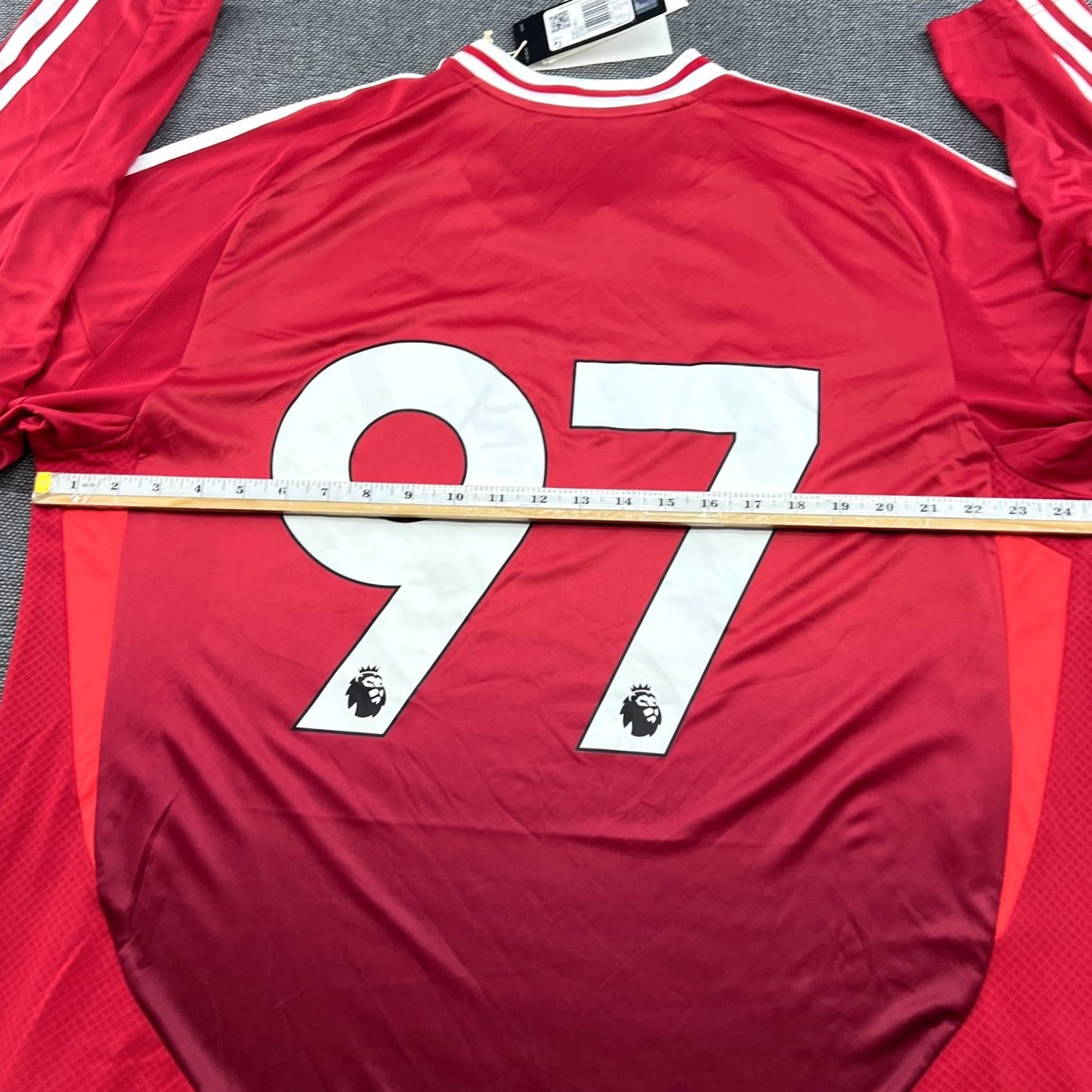 Adidas Manchester United adidas 2XL Home Football Jersey Mens Long Sleeve Red Shirt Size US XXL / EU 58 / 5 - 5 Thumbnail