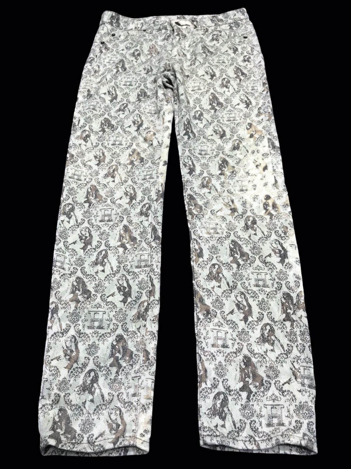Hysteric Glamour 💥ARCHIVAL💥VERY RARE HYSTERIC GLAMOUR JACQUARD PANT F346 Size 28" / US 6 / IT 42 - 2 Thumbnail
