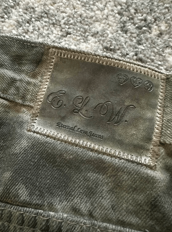 Other Eternal Love Dark Sage Stained Baggy Denim Size US 28 / EU 44 - 3 Thumbnail