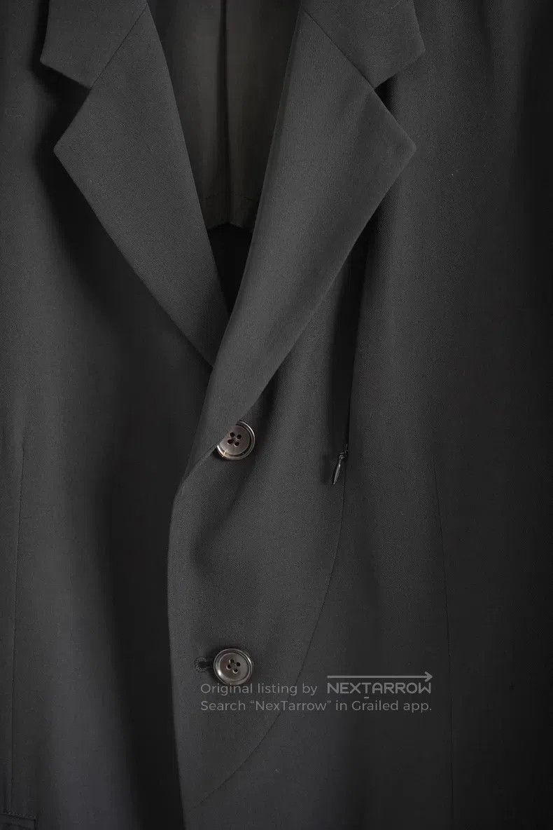 Yohji Yamamoto YOHJI YAMAMOTO Rounded Zipper Suit Size US S / EU 44-46 / 1 - 3 Thumbnail