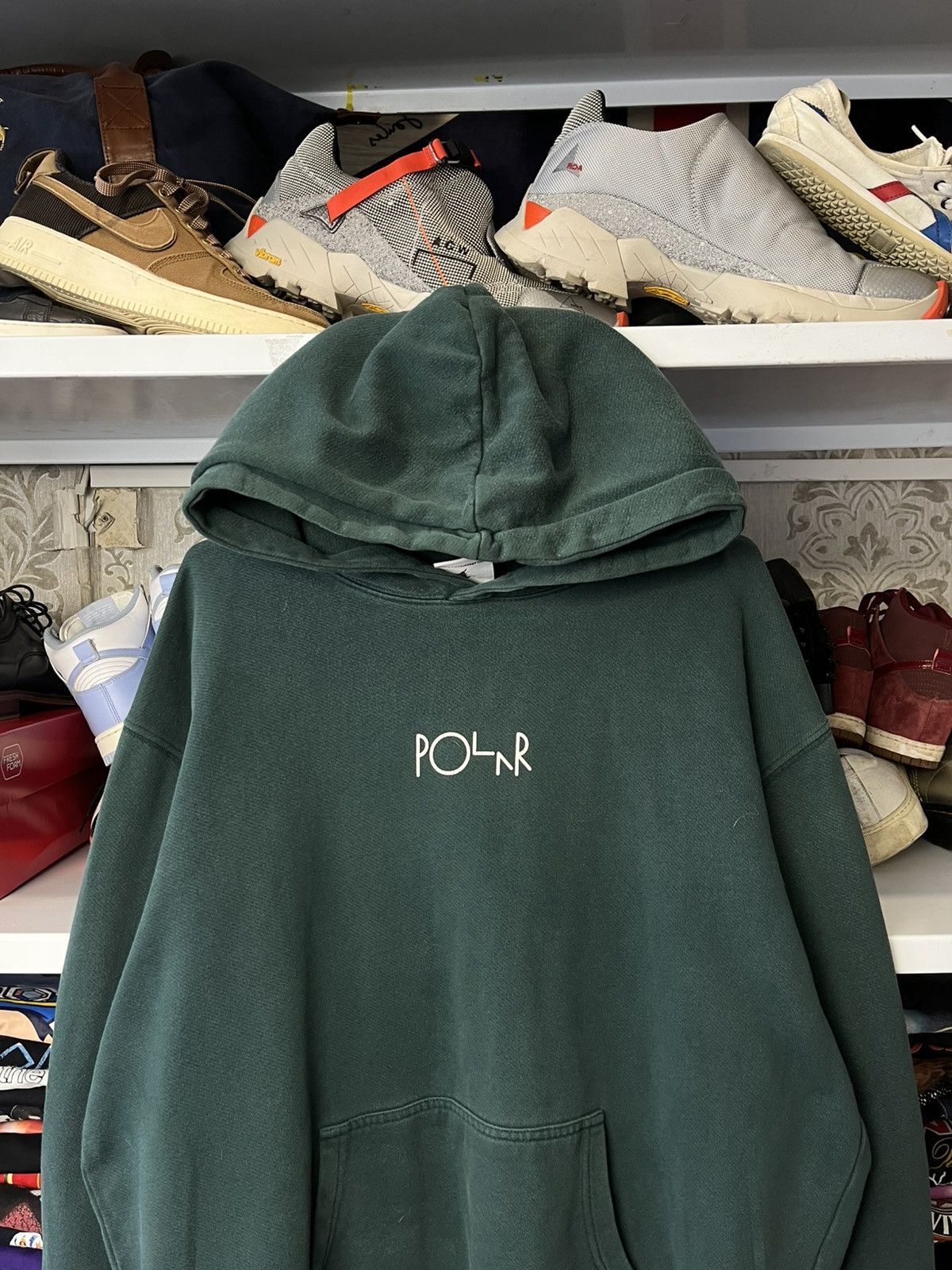 Polar Skate Co. Polar Skate Co Logo Grey Hoodie Size M Size US M / EU 48-50 / 2 - 19 Thumbnail