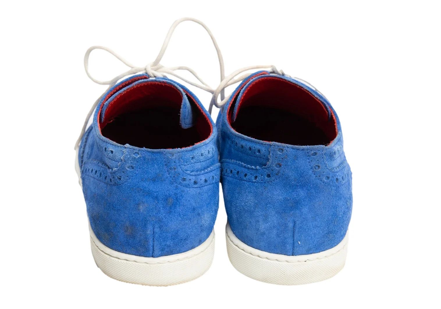 Junya Watanabe Wingtip Suede Shoes in Blue, Size XS (26) Size US 8 / EU 41 - 5 Thumbnail
