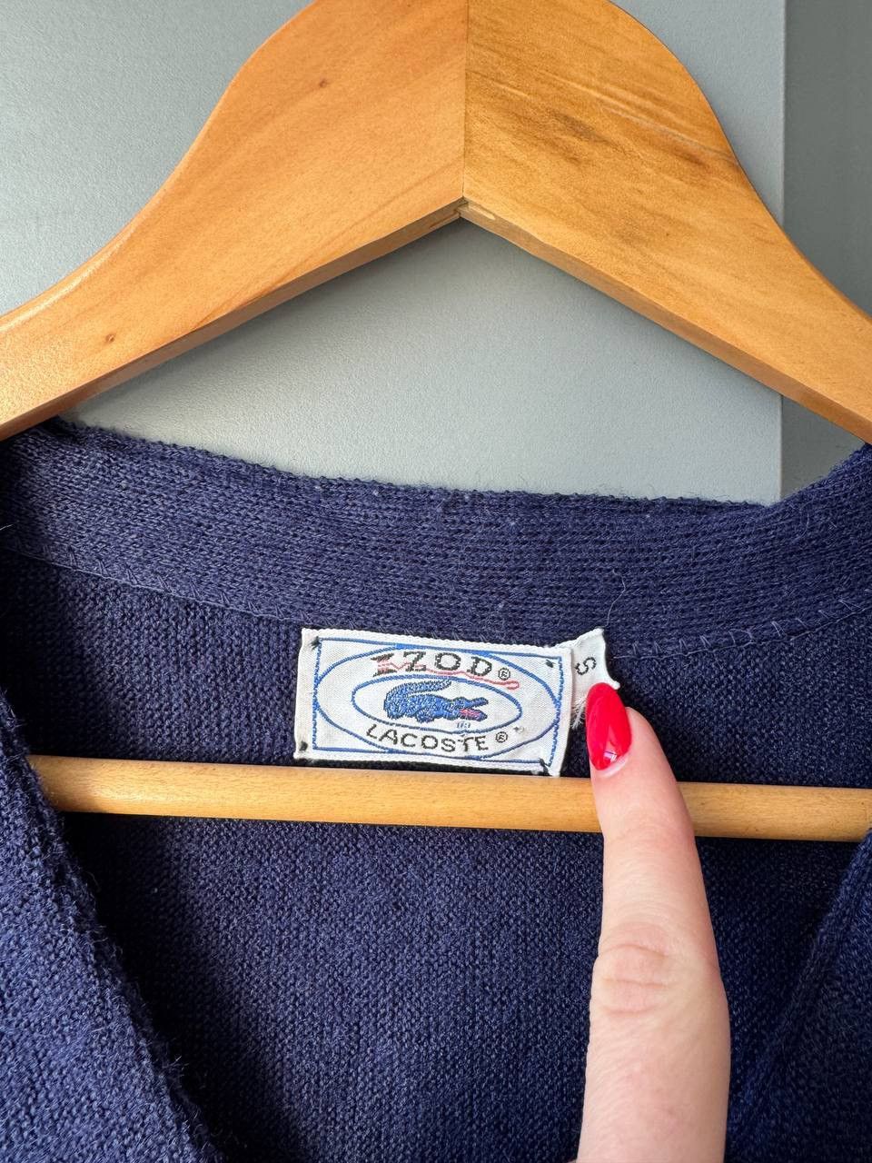 Lacoste Vintage IZOD Lacoste Cardigan Sweater 80s Size US S / EU 44-46 / 1 - 4 Thumbnail
