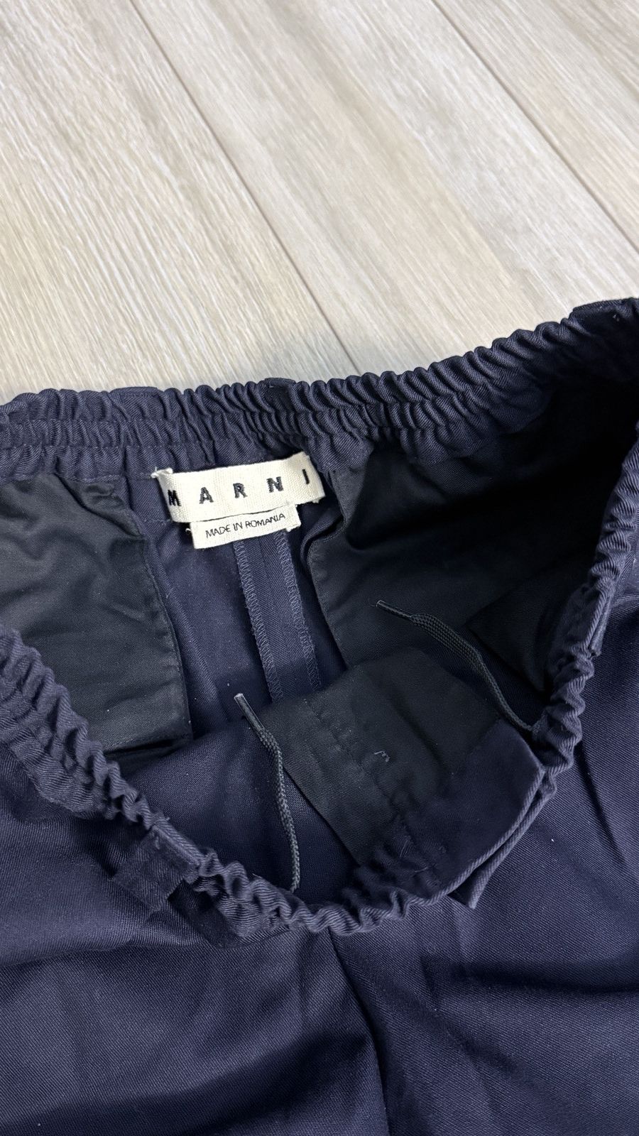 Marni Marni Workwear Cotton Gabardine Crop Pants 30US 46EU navy Size US 30 / EU 46 - 7 Thumbnail