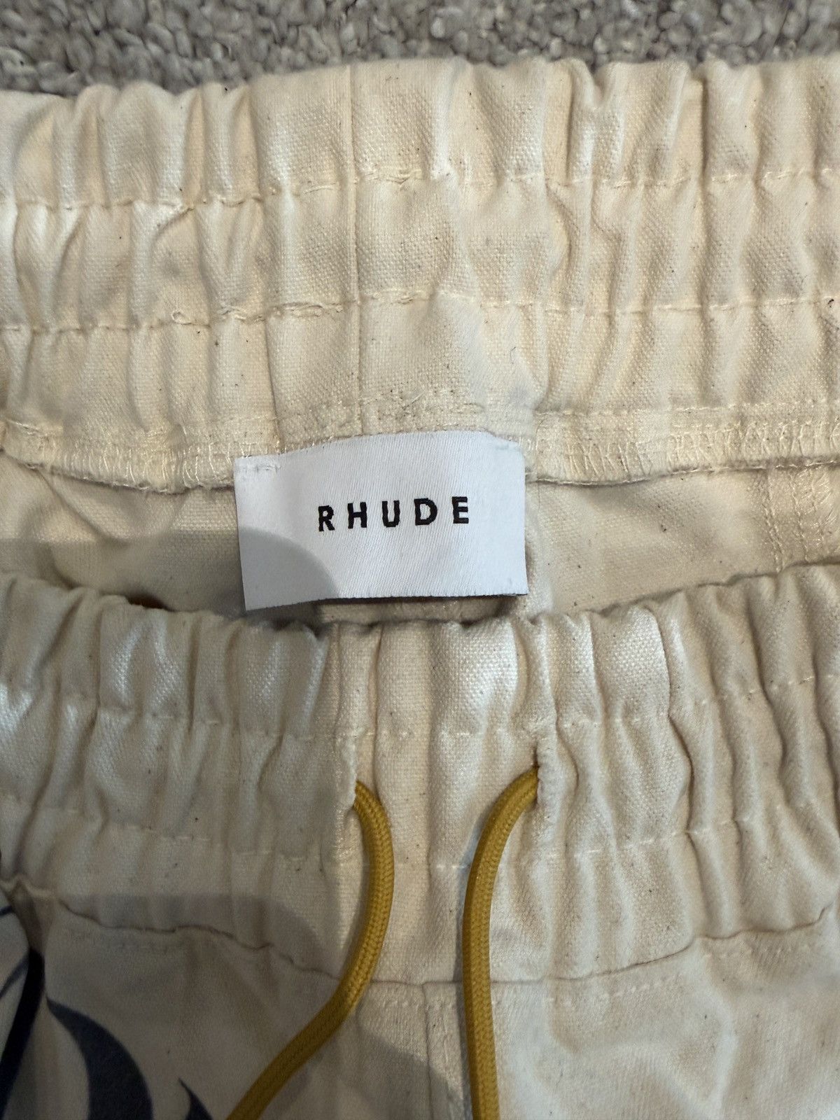 Rhude Rhude - canvas shorts Size US 34 / EU 50 - 3 Thumbnail