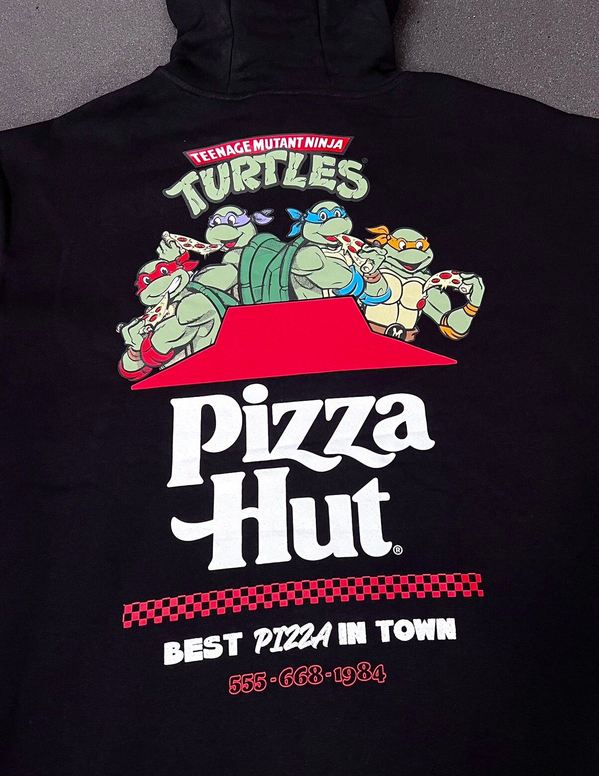 Vintage Teenage Mutant Ninja Turtles Pizza Hut Hoodie Best In Town ...