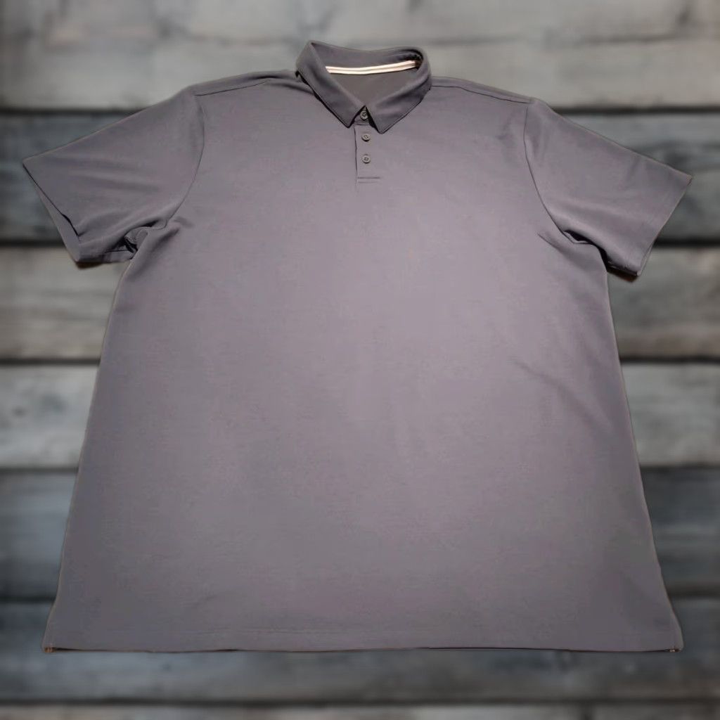 Vuori Vuori Gamepoint Polo Shirt Mens 2XL Gray Athletic Performance Casual Shirt Polo V1028 EUC Size US XXL / EU 58 / 5 - 1 Thumbnail