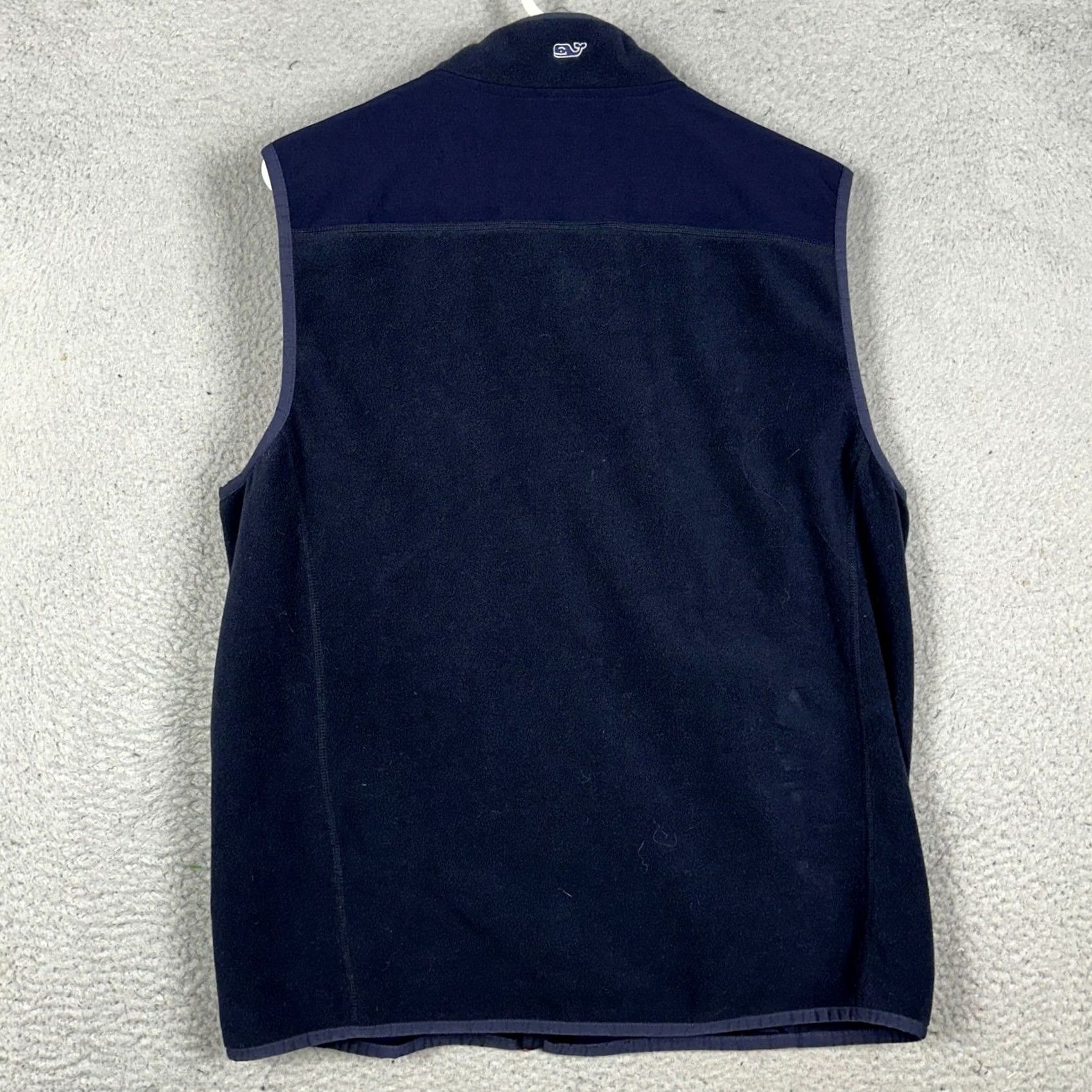 Vineyard Vines Vineyard Vines Fleece Vest Mens M Navy Blue Full Zip Pockets Logo Zipper Vest" Size US M / EU 48-50 / 2 - 2 Thumbnail