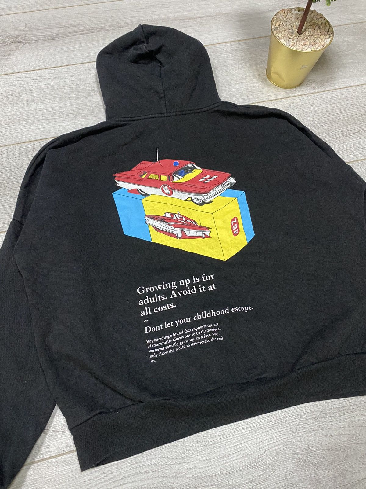 Other Childish 🔥 overprint vintage big logo hoodie fire flame car Size US M / EU 48-50 / 2 - 10 Thumbnail