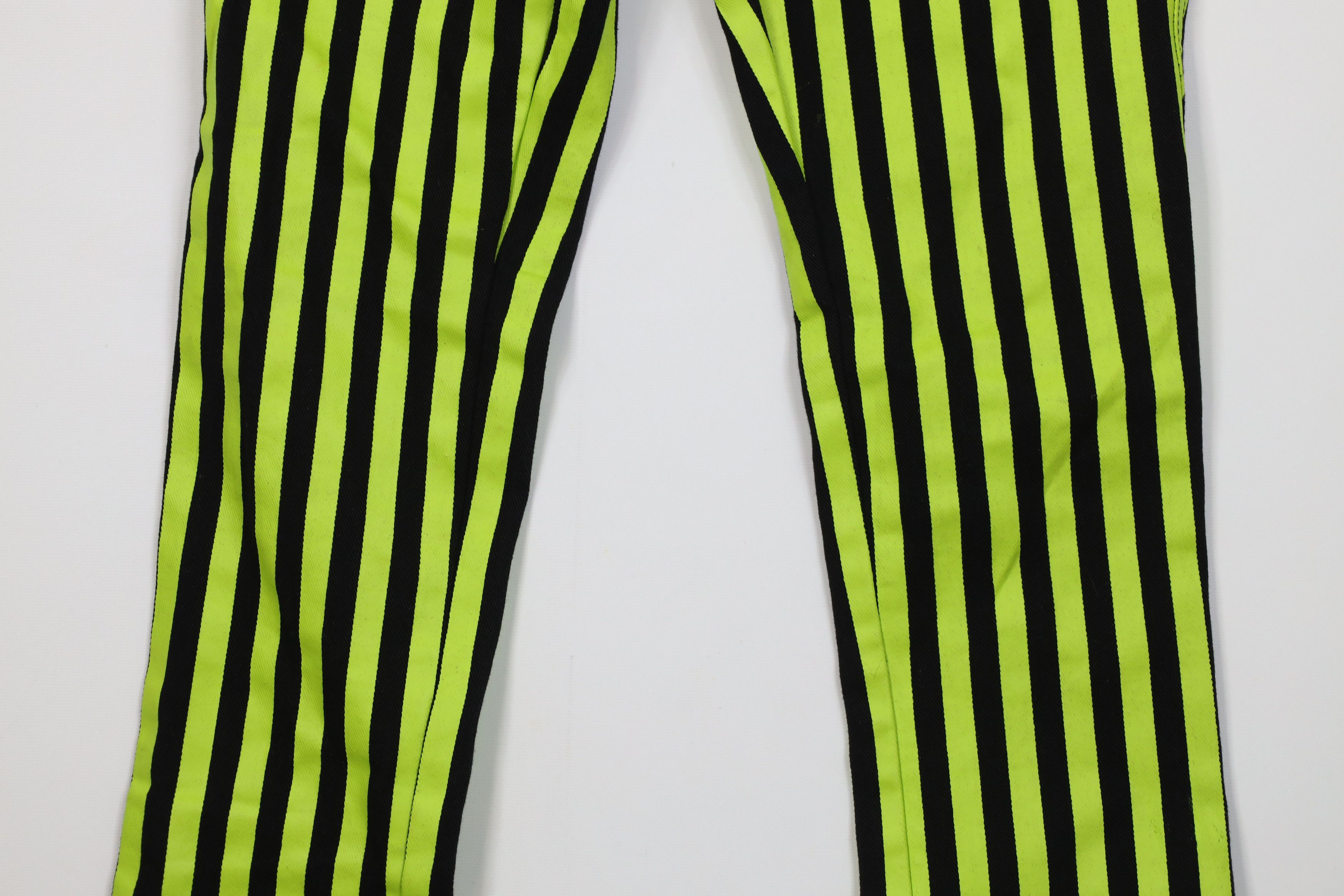 Vintage Vintage 90s Y2K Tripp NYC Striped Skinny Leg Jeans Stretch Size 28" / US 6 / IT 42 - 3 Thumbnail