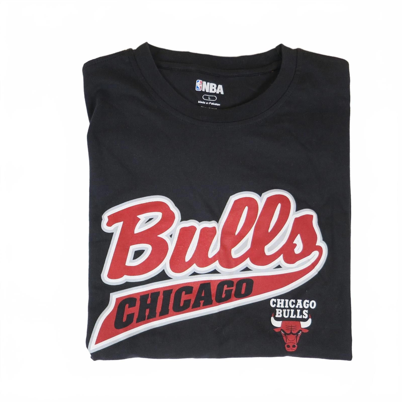 NBA Men's Large Chicago Bulls Black Graphic T-Shirt Size US L / EU 52-54 / 3 - 1 Thumbnail
