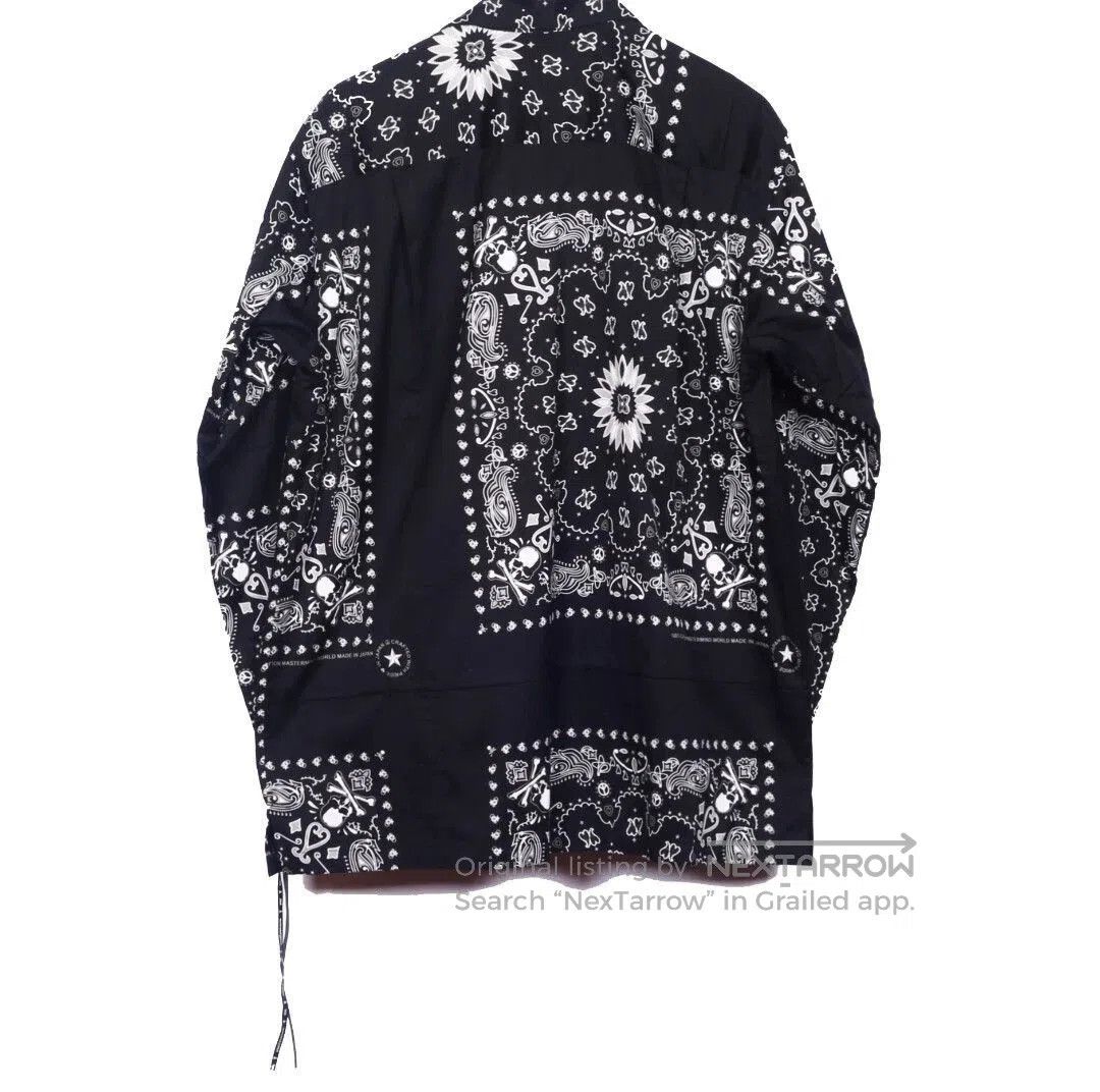Mastermind Japan Black Patterned Long Sleeve Shirt. Size US S / EU 44-46 / 1 - 2 Thumbnail