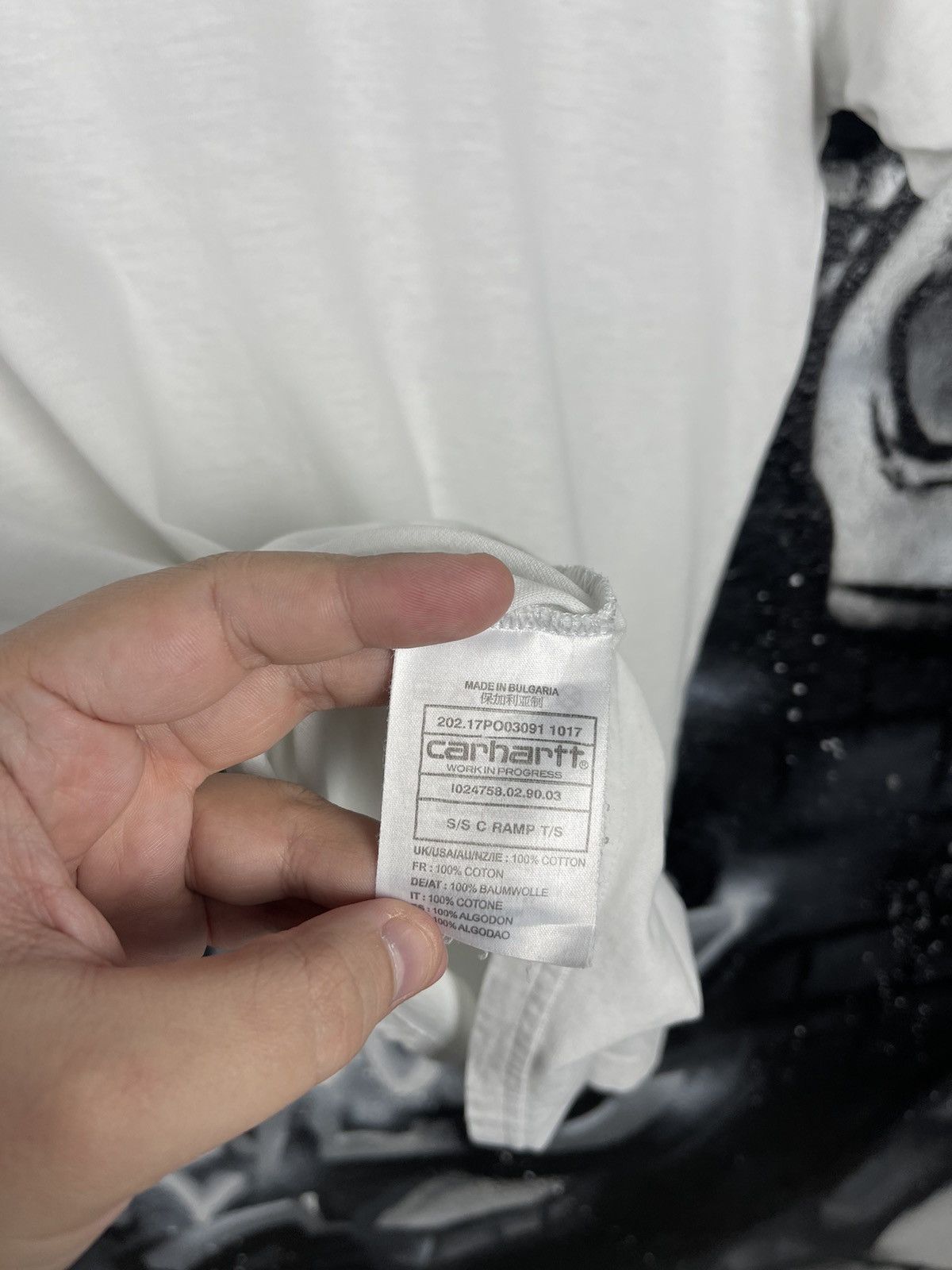Carhartt Carhartt WIP Y2K S/S C Ramp Logo White T-Shirt Men’s Size S Size US S / EU 44-46 / 1 - 8 Thumbnail
