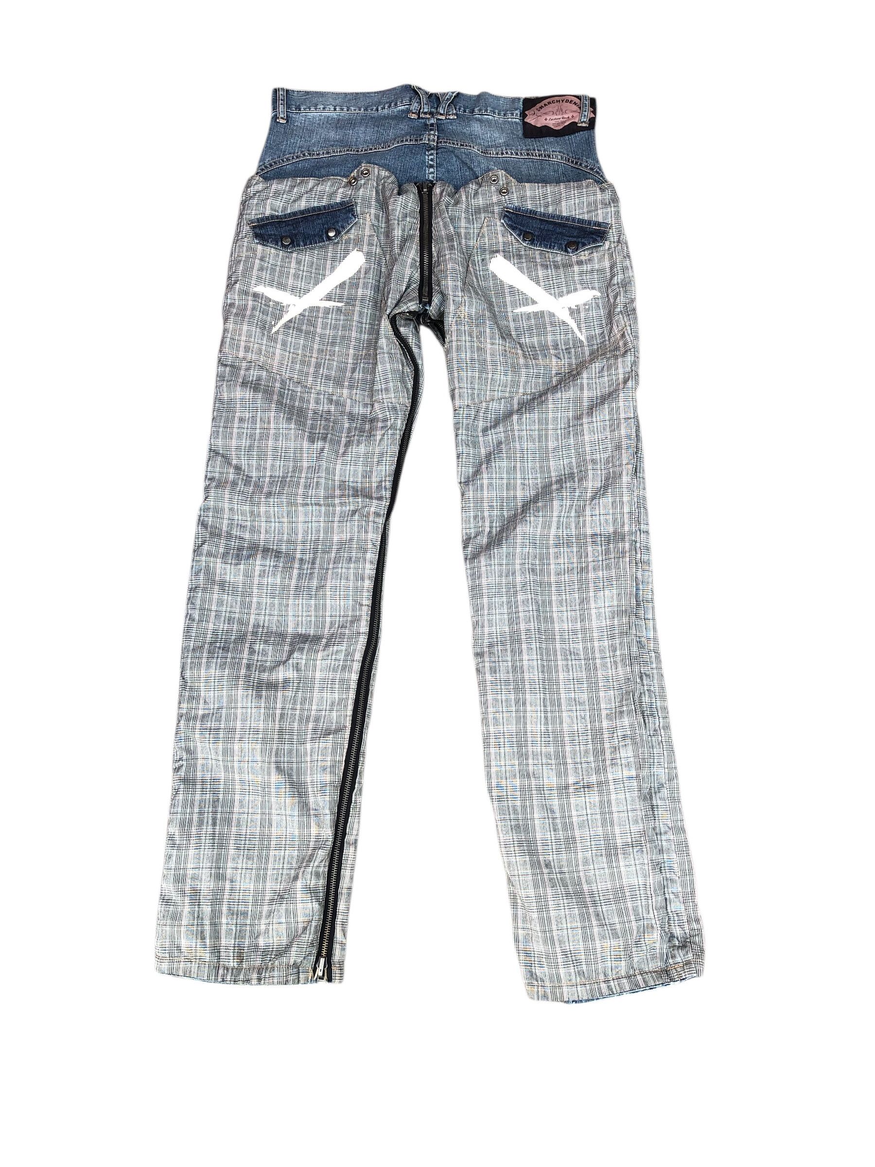 PPFM Very Rare PPFM Anarchy Denim Eastern Rock Design 2 in 1 Size US 33 - 1 Thumbnail