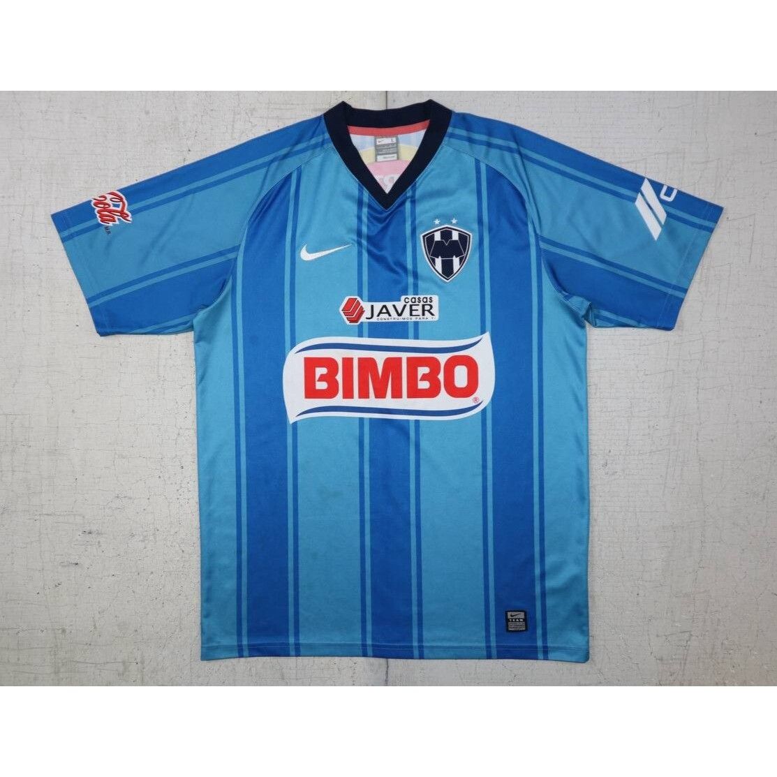 Nike 2008/09 Rayados Monterrey Nike Soccer Jersey - Size L Blue Size US L / EU 52-54 / 3 - 1 Thumbnail