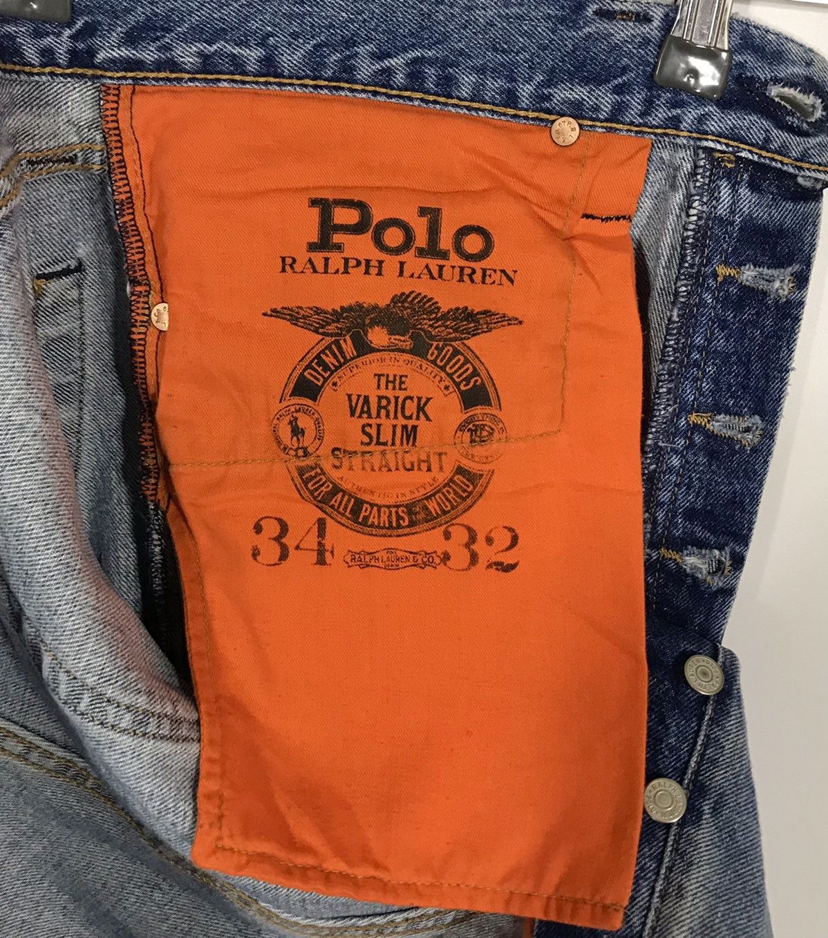 Ralph Lauren Polo Ralph Lauren The Varick Slim Straight Jeans Size US 34 / EU 50 - 7 Thumbnail