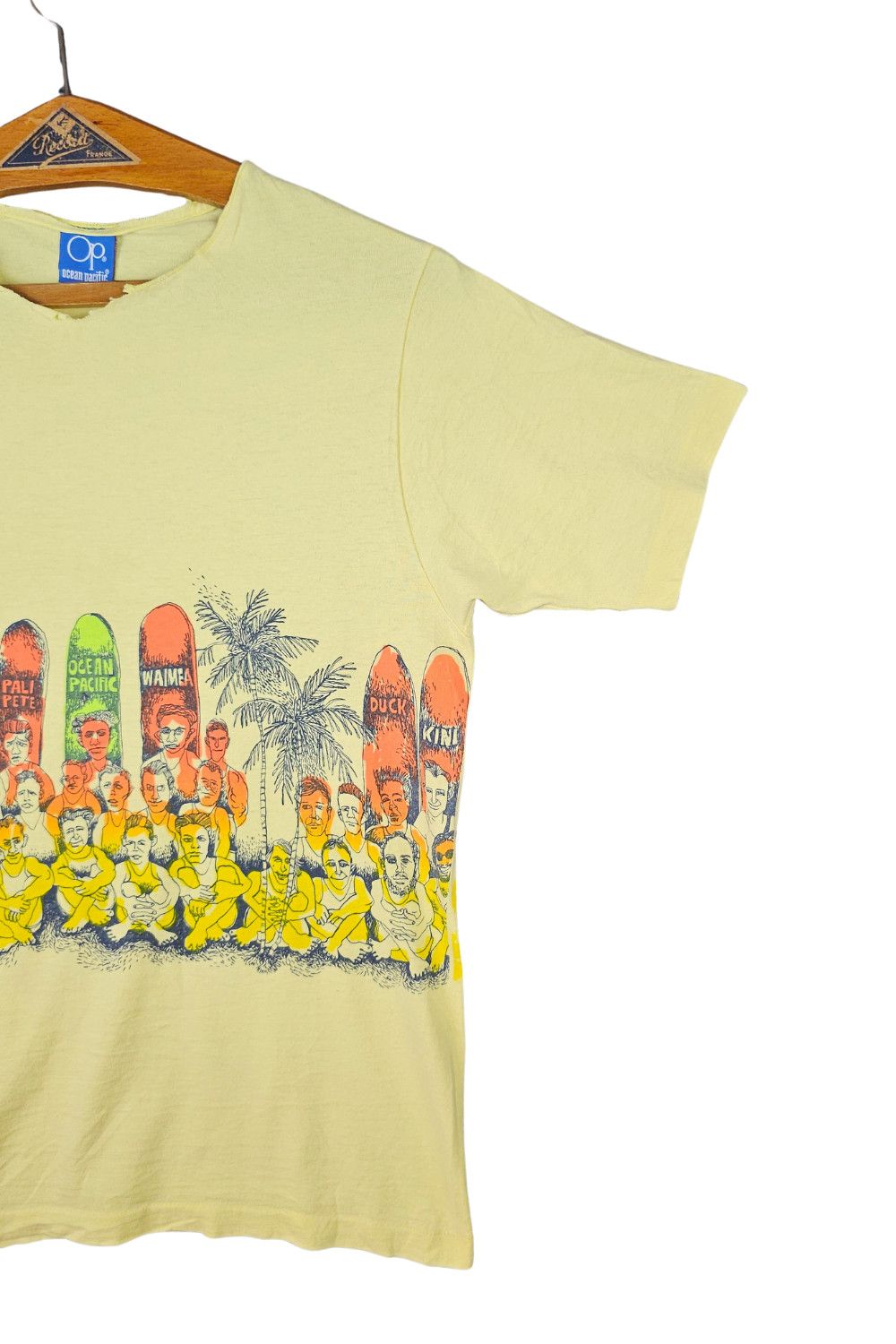 Ocean Pacific 1980s Ocean Pacific Wrap-Around “Surf Lineup” Tee Size US M / EU 48-50 / 2 - 6 Thumbnail