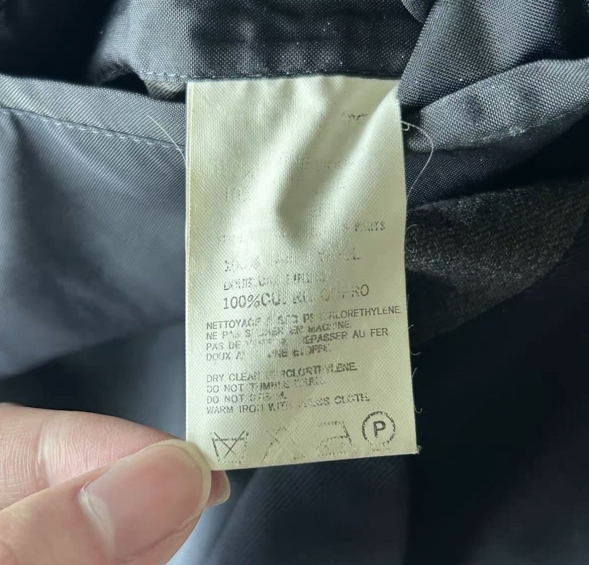 Yohji Yamamoto Yohji Yamamoto 01aw Mafia Cashmere Panel Blazer K4 Size US L / EU 52-54 / 3 - 6 Thumbnail
