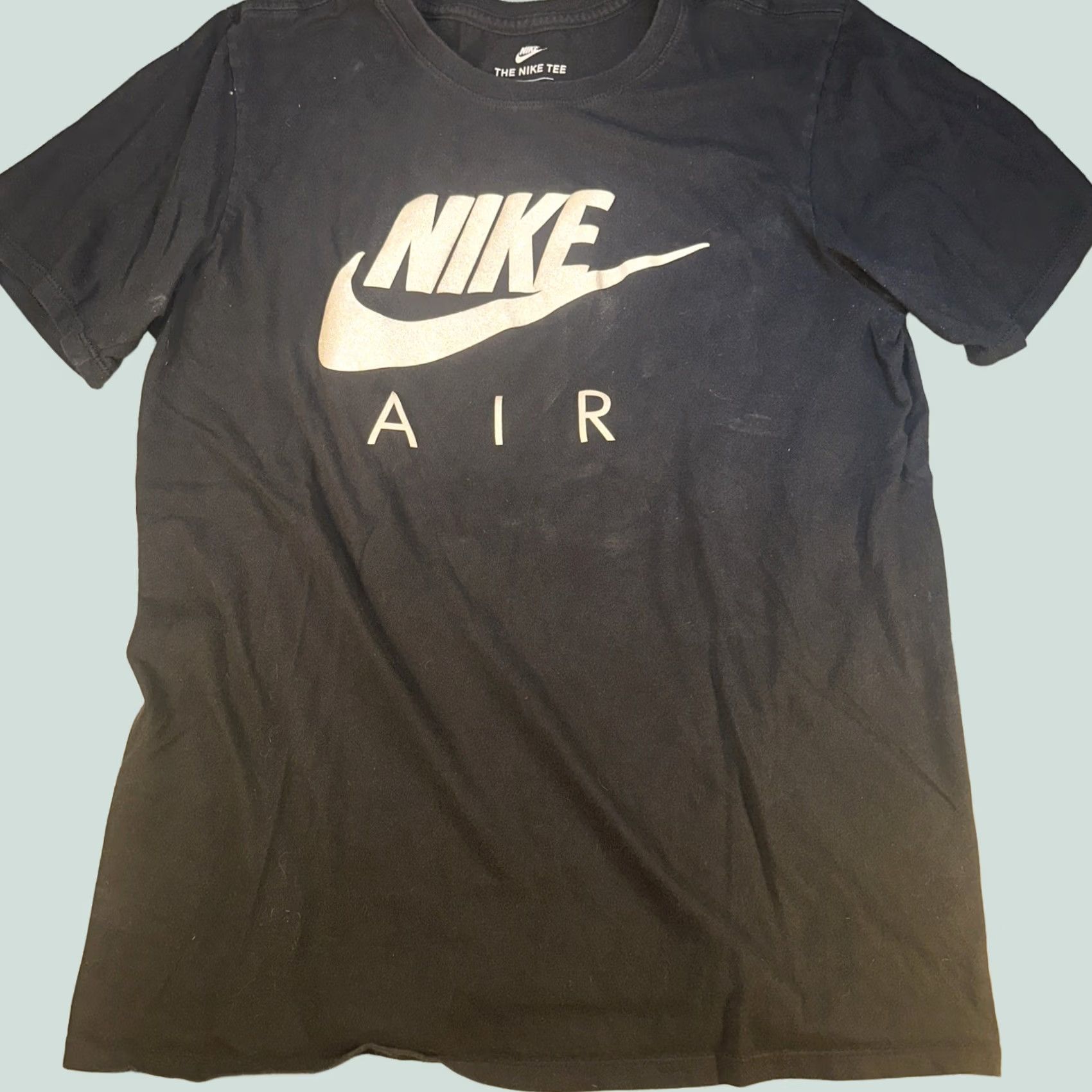 Nike Nike Air Shirt Mens M Black Short Sleeve Crew Neck Graphic Print Swoosh Logo T-Shirt Casual Size US M / EU 48-50 / 2 - 1 Thumbnail