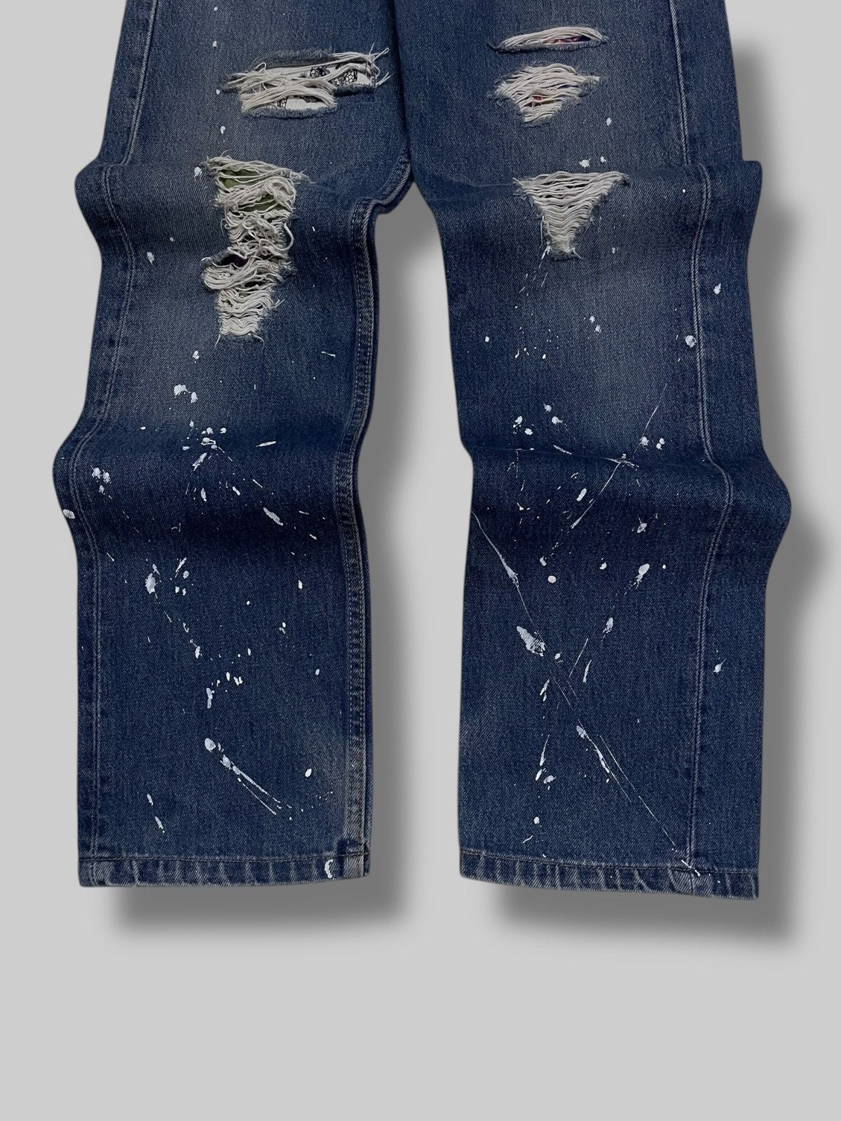 Levi's Vintage Clothing Vintage 90s Og Levis Original 501 Splash Sukan Distressed Size US 28 / EU 44 - 3 Thumbnail