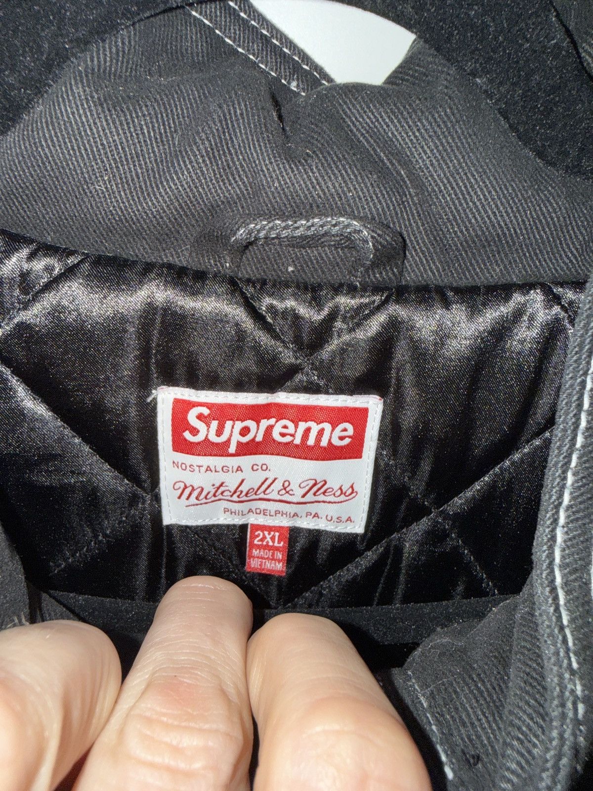 Mitchell & Ness × Supreme Supreme x Mitchell and Ness Work Jacket Size US XXL / EU 58 / 5 - 7 Thumbnail