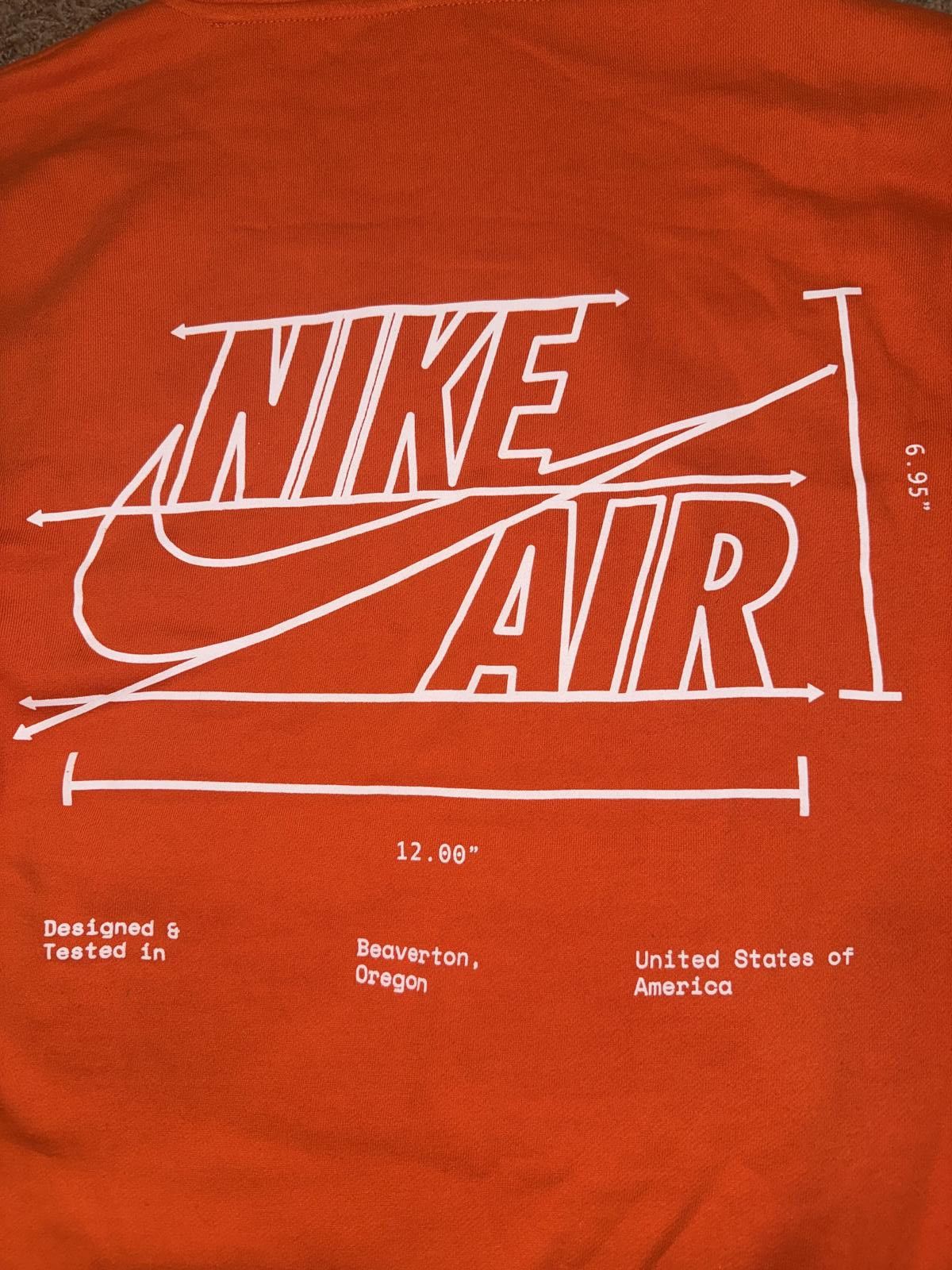Nike Nike Air Force 1 New York City Total Orange Limited Hoodie Size US L / EU 52-54 / 3 - 5 Thumbnail