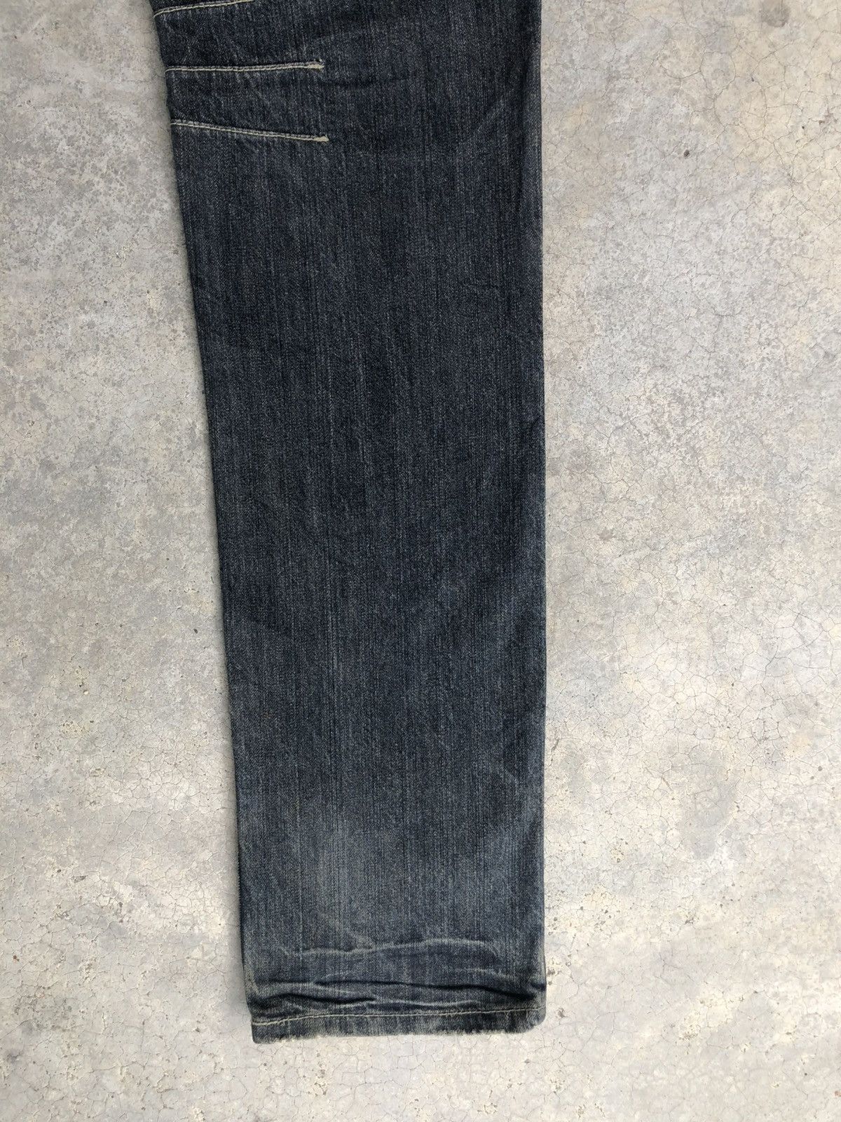 Japanese Brand Japanese Denim Lab Double Waist Distressed Denim Slim Size US 34 / EU 50 - 14 Thumbnail