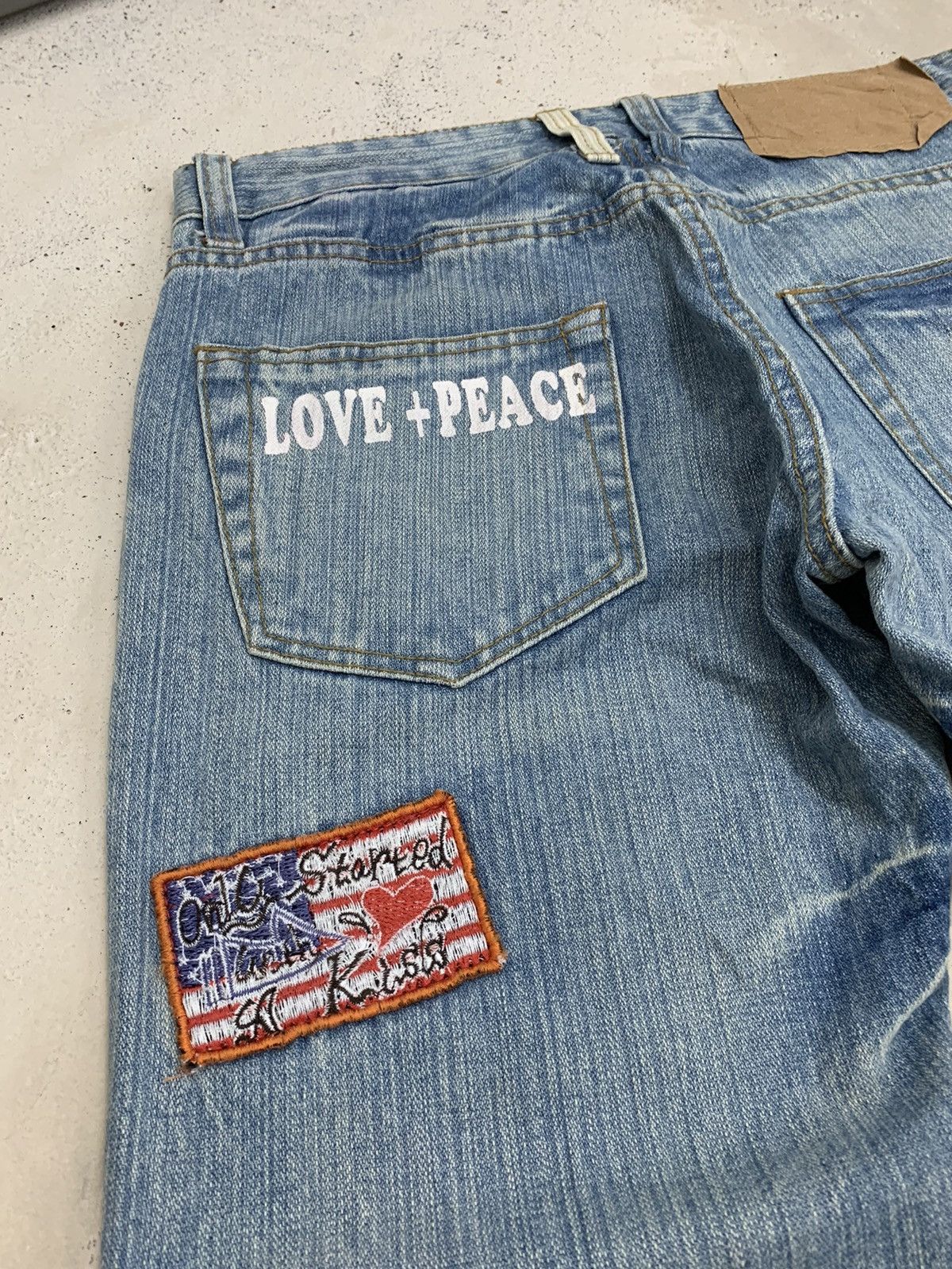 Hysteric Glamour × Japanese Brand Point Loma Surf Style Kludman Love Peace Patch Size US 29 - 16 Thumbnail