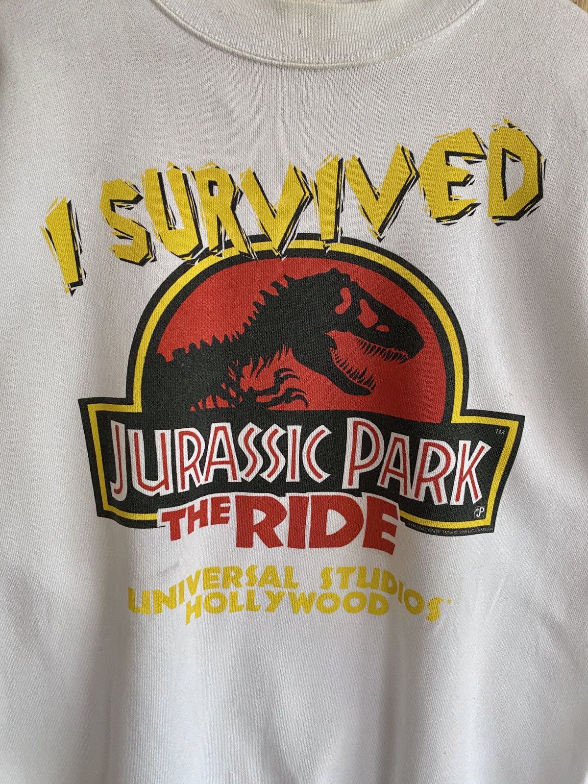 Vintage Vintage Movie Jurassic Park Sweatshirt 1990s Size US L / EU 52-54 / 3 - 3 Thumbnail