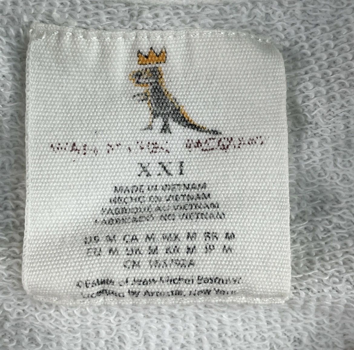 Forever 21 Jean Michel Basquiat Dinosaur Big Logo Sweatshirt Size US M / EU 48-50 / 2 - 3 Thumbnail