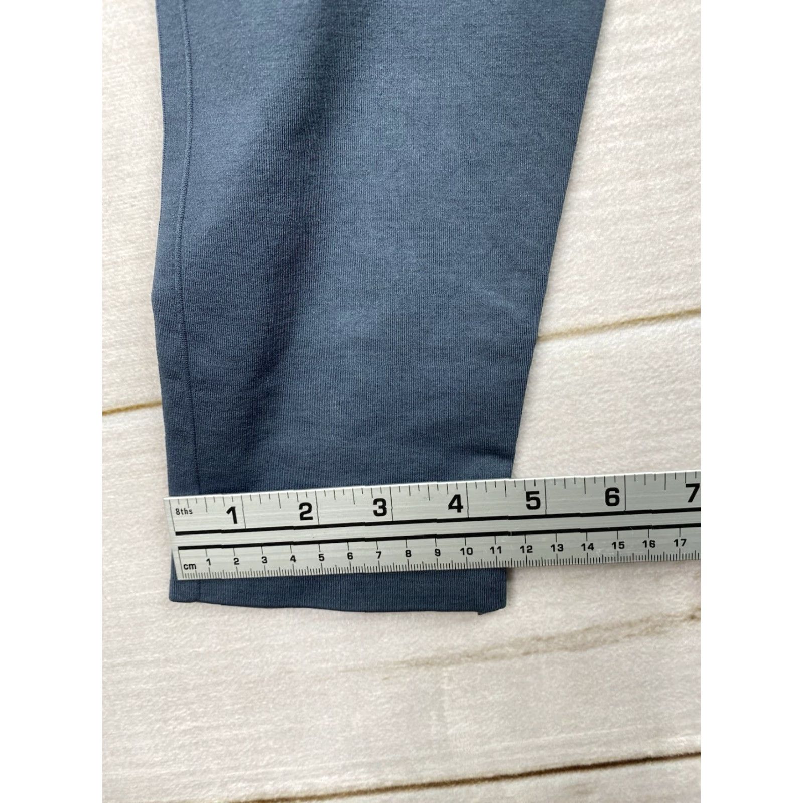Vintage BLANQI Maternity Belly Support Leggings XL Storm Blue Skinny NWT Size 40" / US 18 - 7 Thumbnail