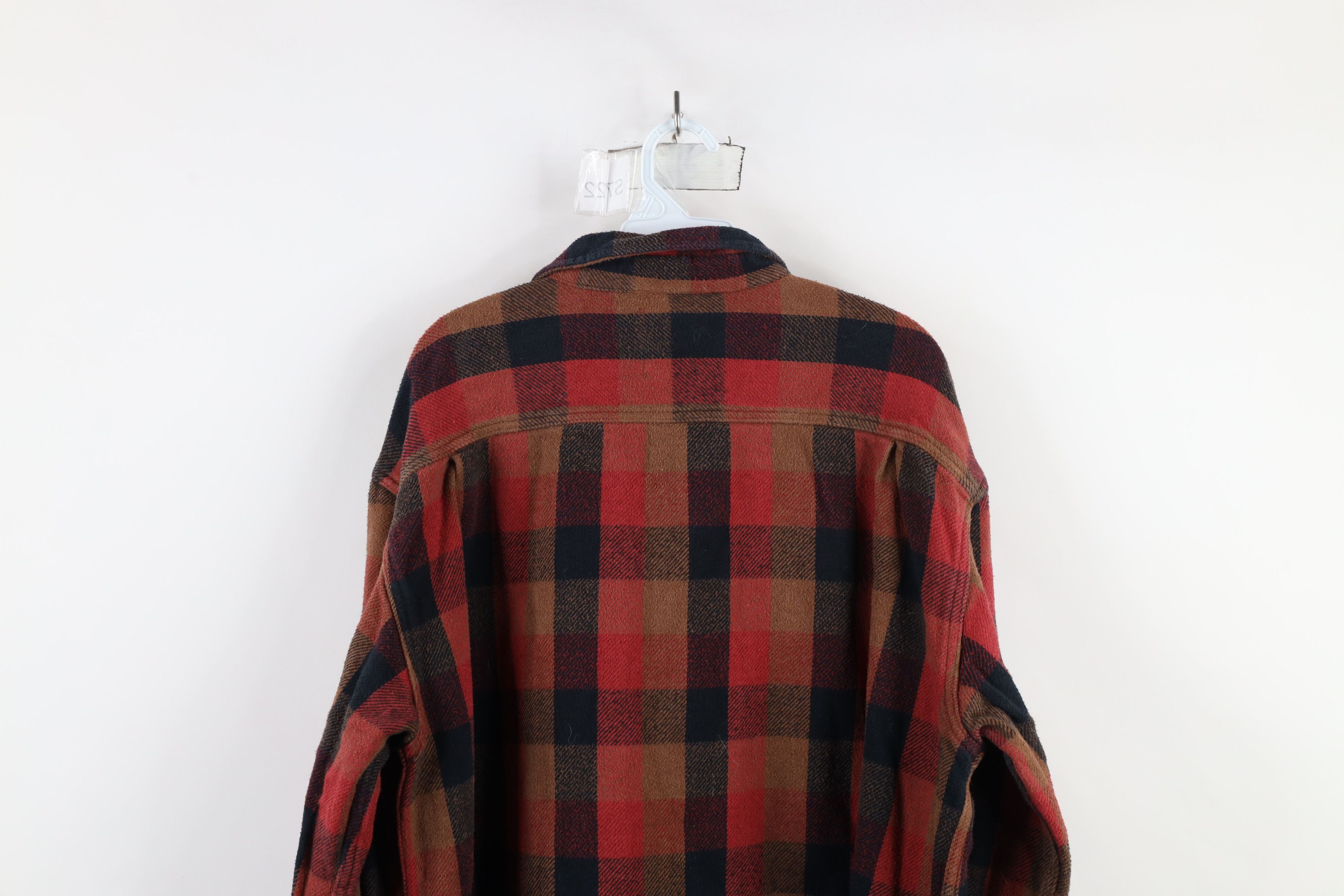 Vintage Vintage 90s Streetwear Heavyweight Button Shirt Plaid Size US XL / EU 56 / 4 - 9 Thumbnail