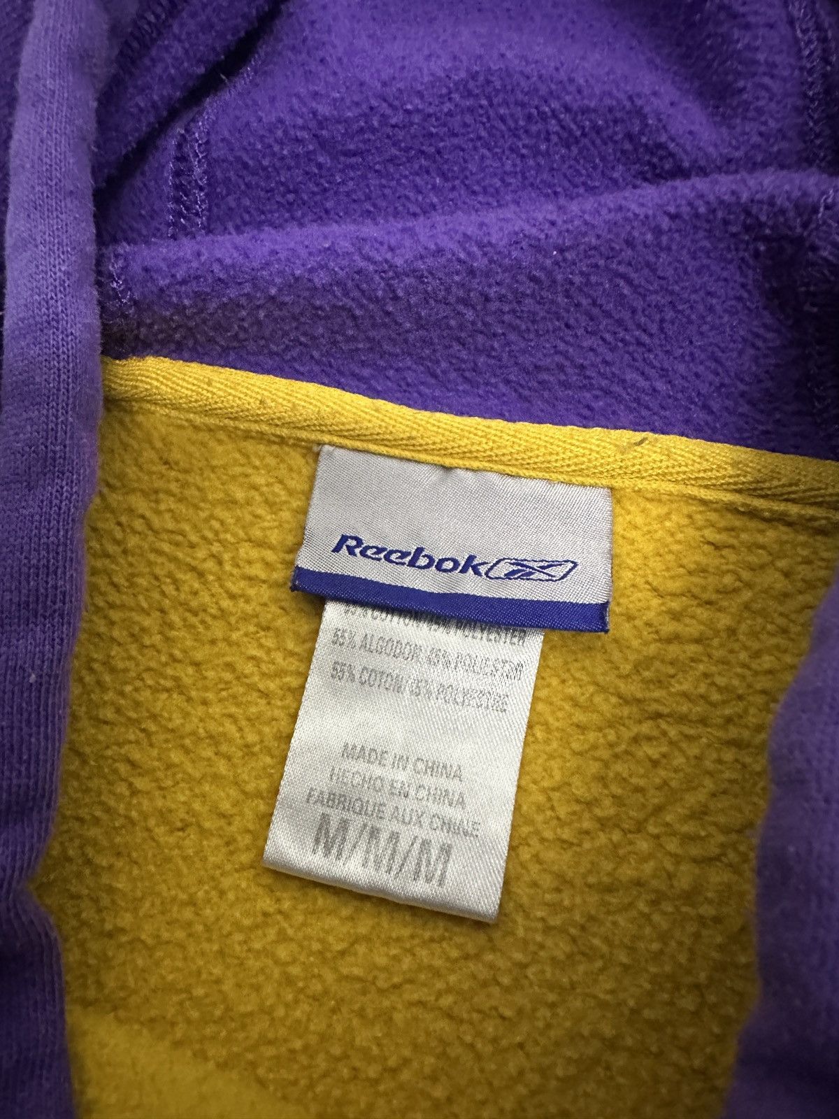 Reebok Distressed Reebok x Lakers Hoodie Size US M / EU 48-50 / 2 - 6 Thumbnail