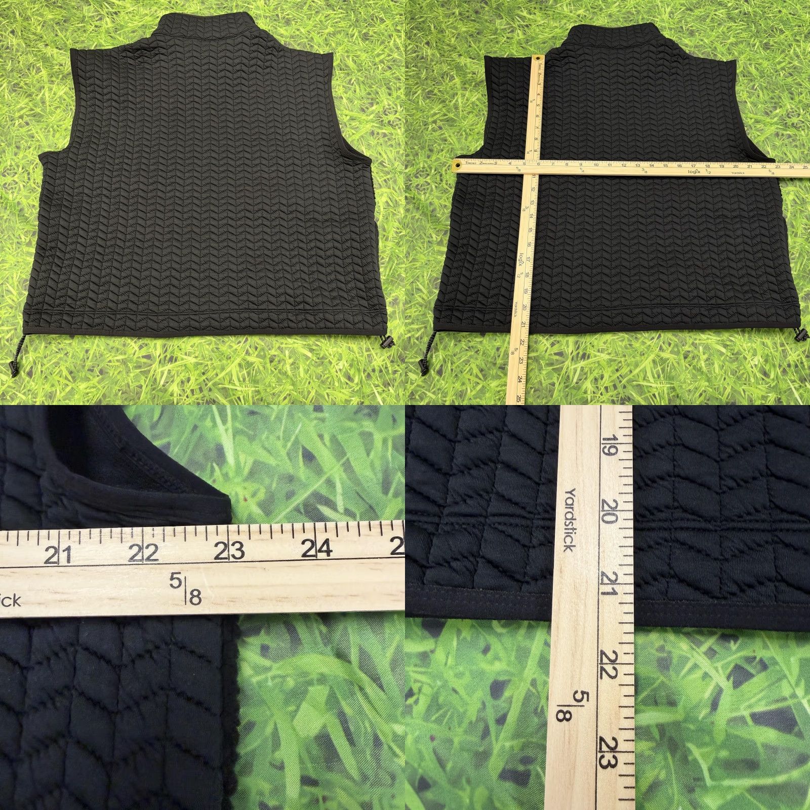 New Balance New Balance Vest Mens Medium Black Quilted Fleece Full Zip Outdoor WV23116 Size US M / EU 48-50 / 2 - 8 Thumbnail