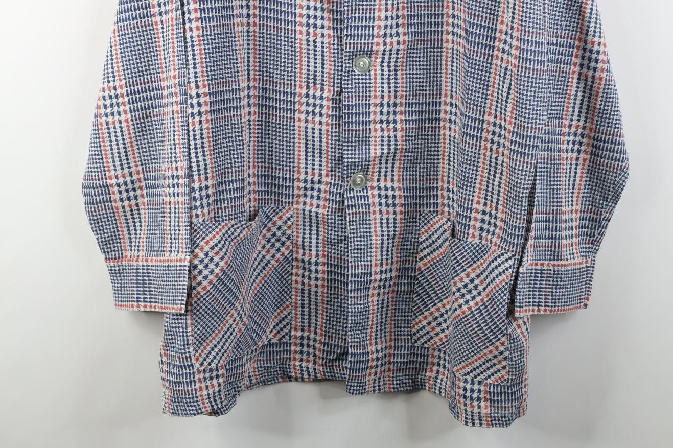 Vintage Vintage 70s Streetwear Plaid Lab Coat Button Jacket USA Size US XL / EU 56 / 4 - 3 Thumbnail