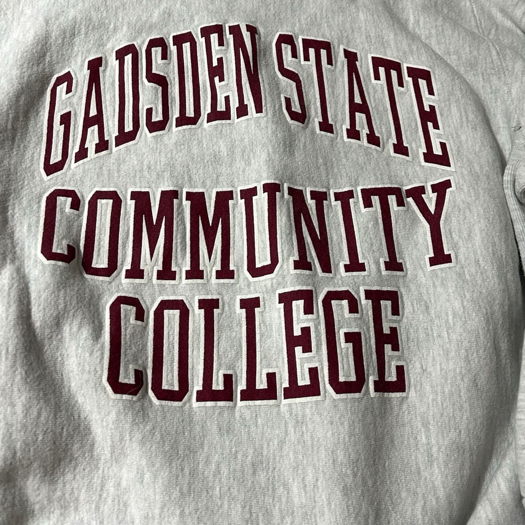 Vintage VINTAGE MV Sport Gadsden State College Sweatshirt Reverse Weave Large Mens Gray 90s Pullover L Size US L / EU 52-54 / 3 - 2 Thumbnail
