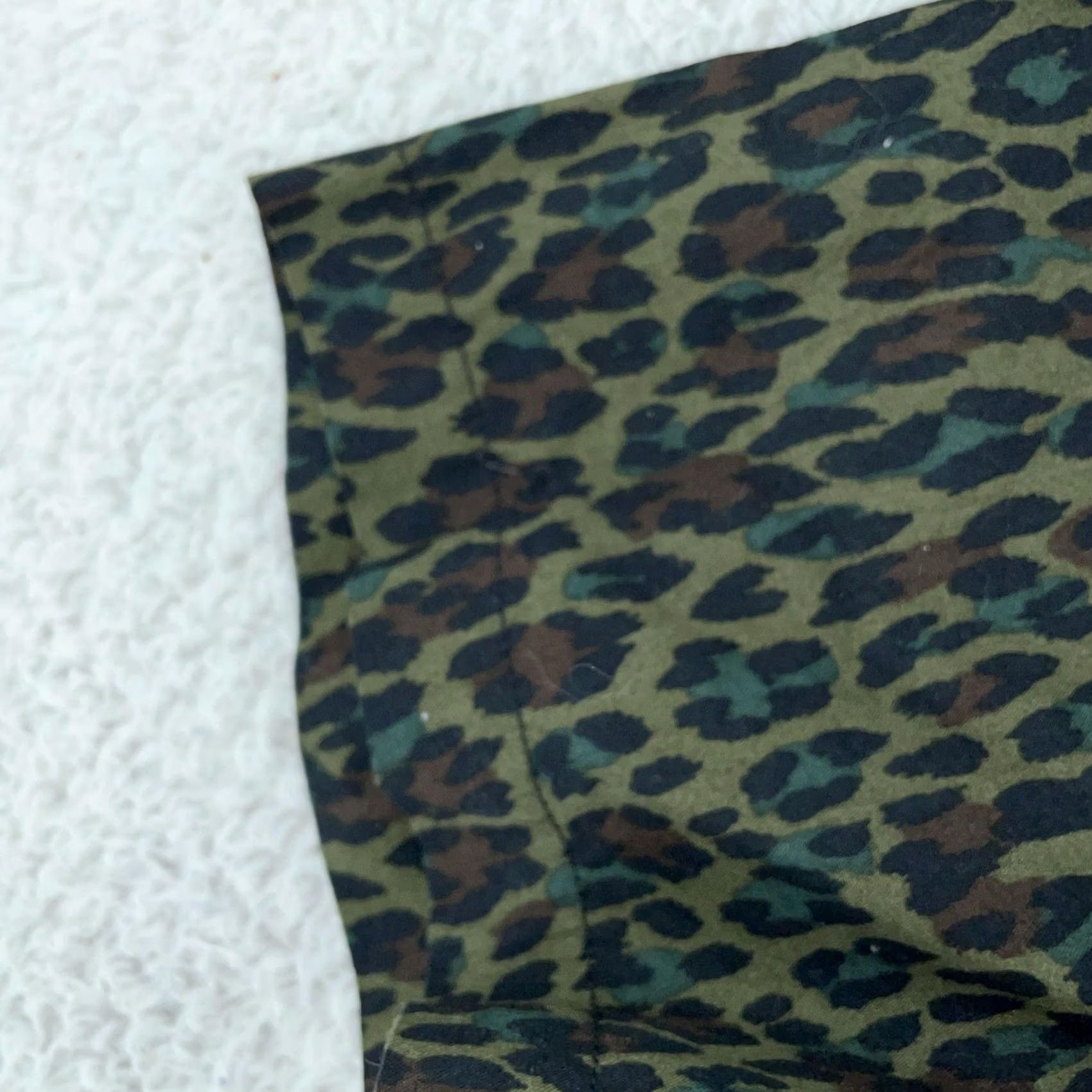 Levi's Levi's Casual Shirt Men L Camo Olive Leopard Short Sleeve Collared Button Up Shirt Size US L / EU 52-54 / 3 - 4 Thumbnail